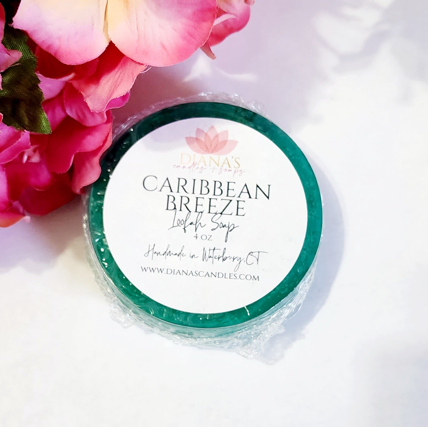 Caribbean Breeze Loofah Soap Diana's Candles and Soaps