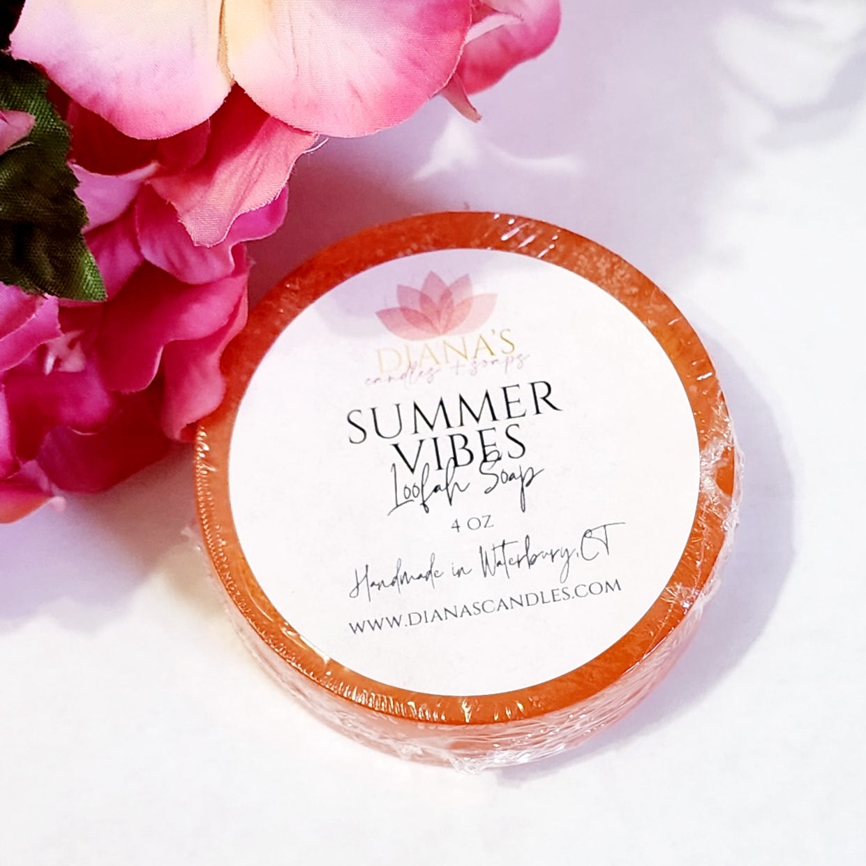 Summer Vibes Loofah Soap Diana's Candles and Soaps