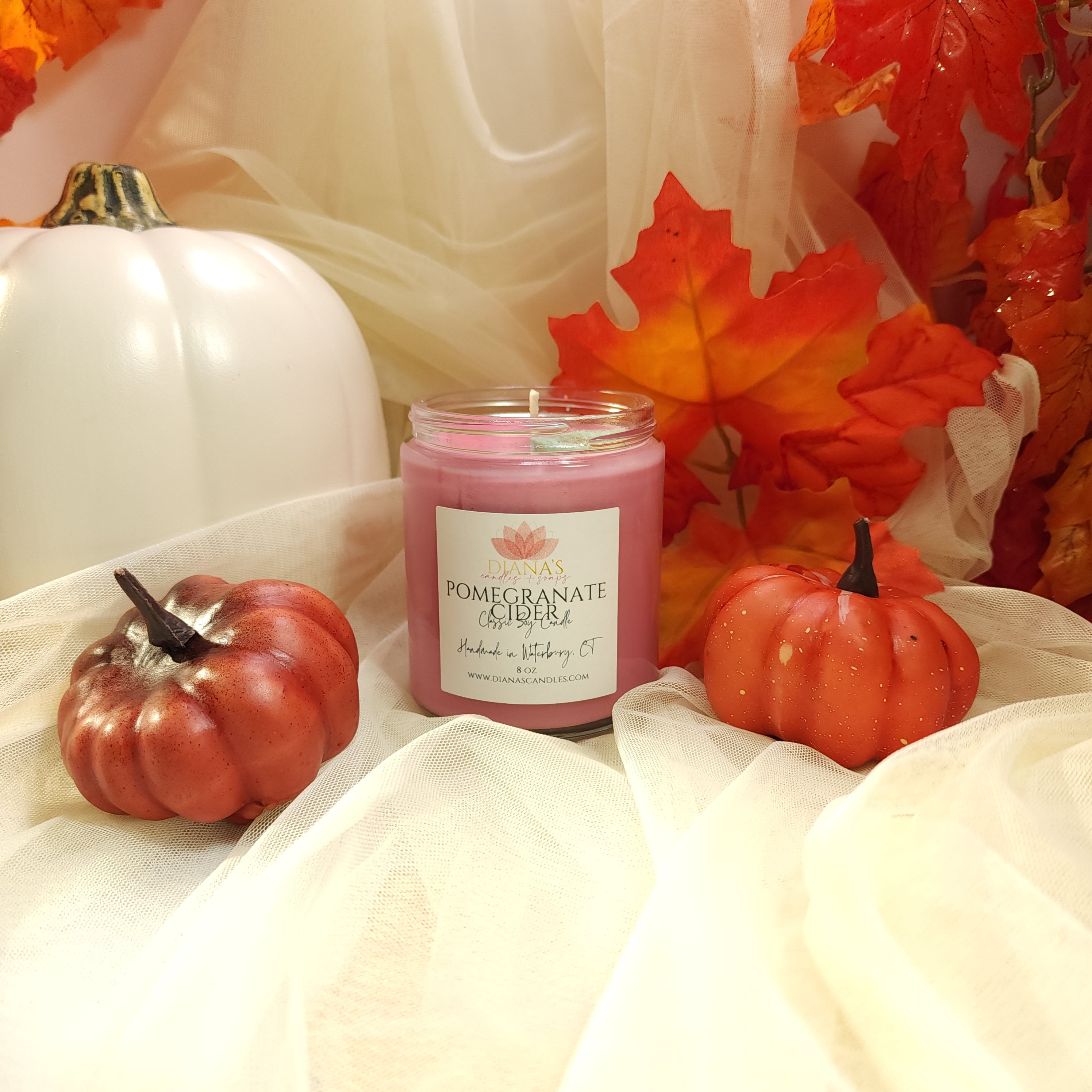 Pomegranate Cider Candle Diana's Candles and Soaps