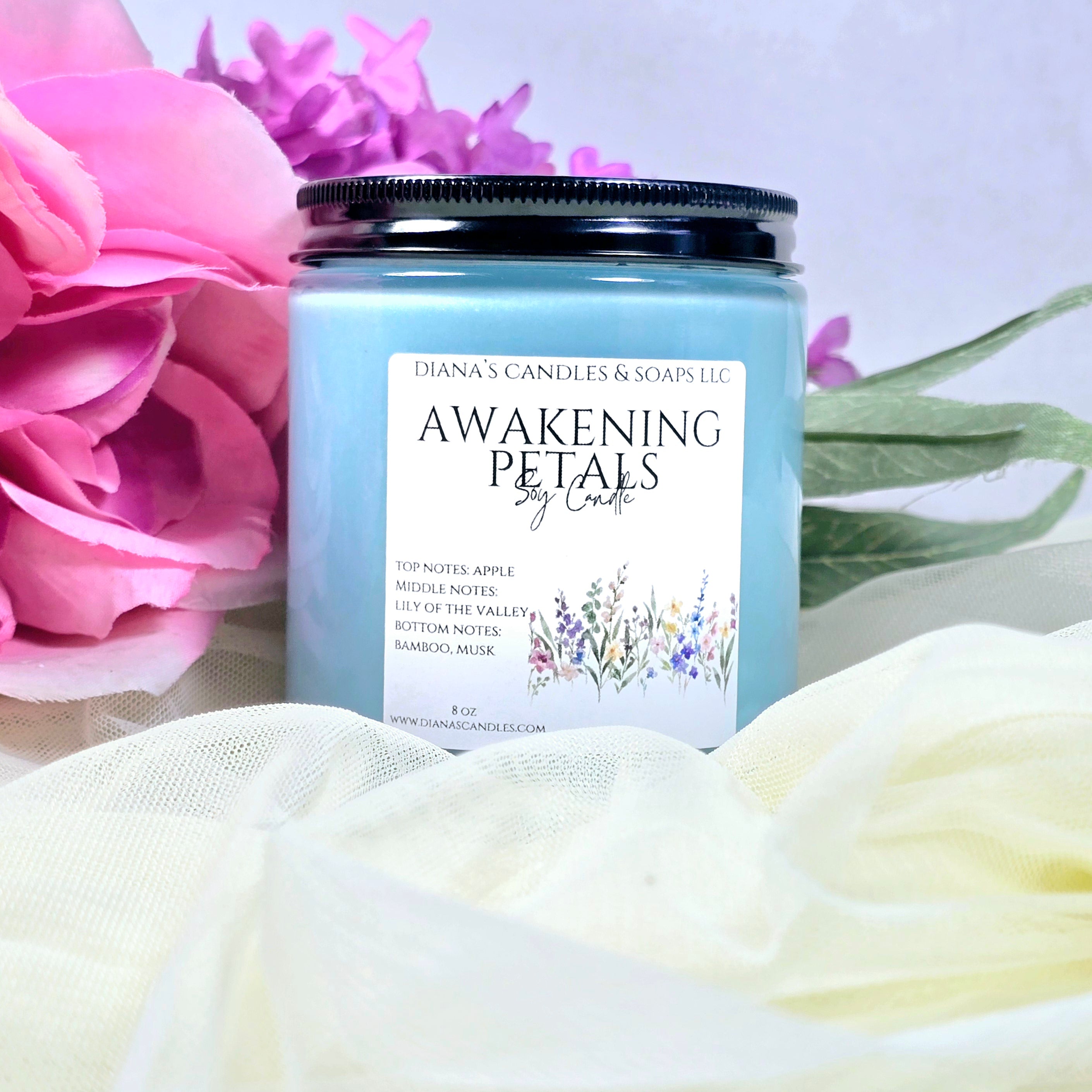 Awakening Petals Candle Diana's Candles and Soaps