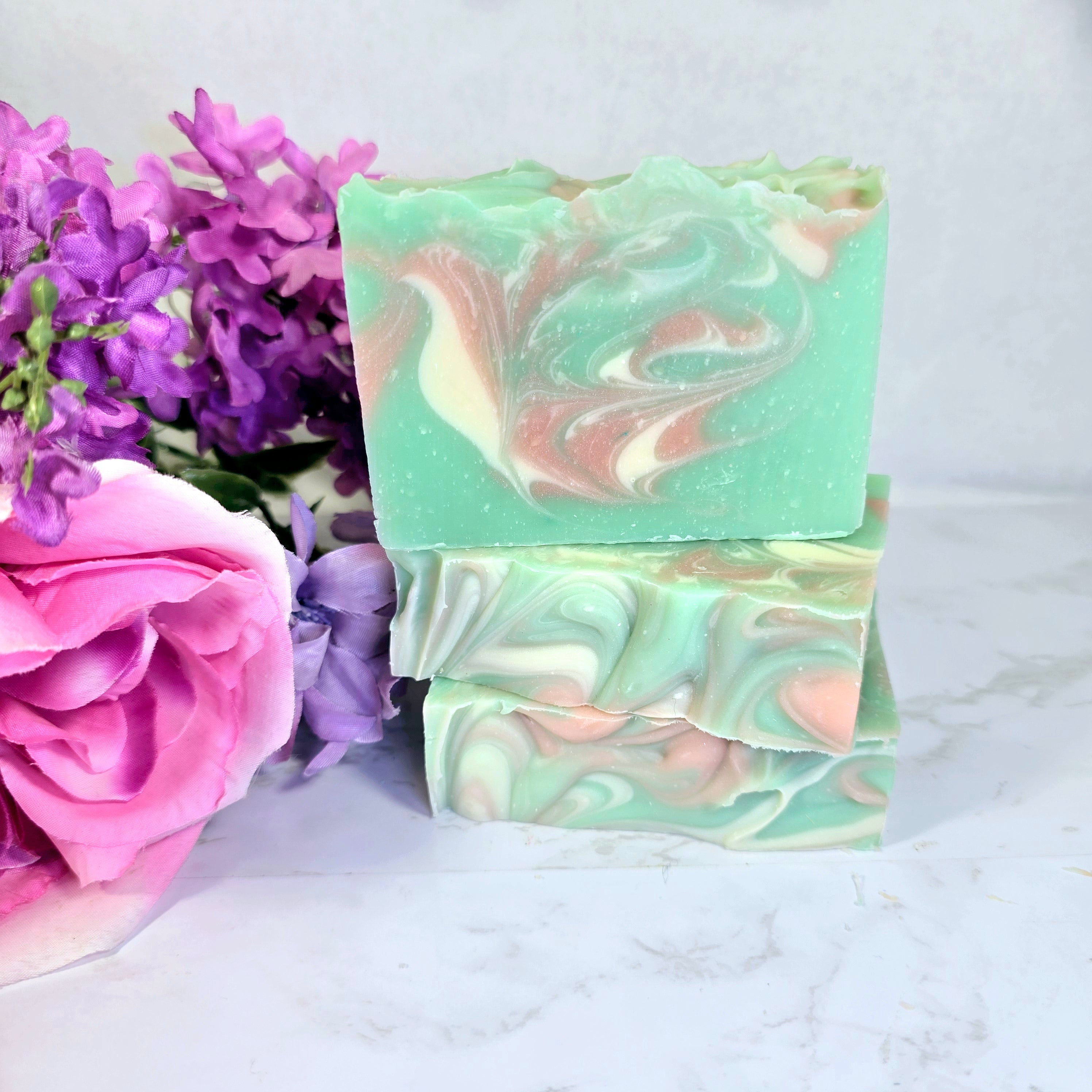 Pink Guava Soap Bar Diana's Candles and Soaps
