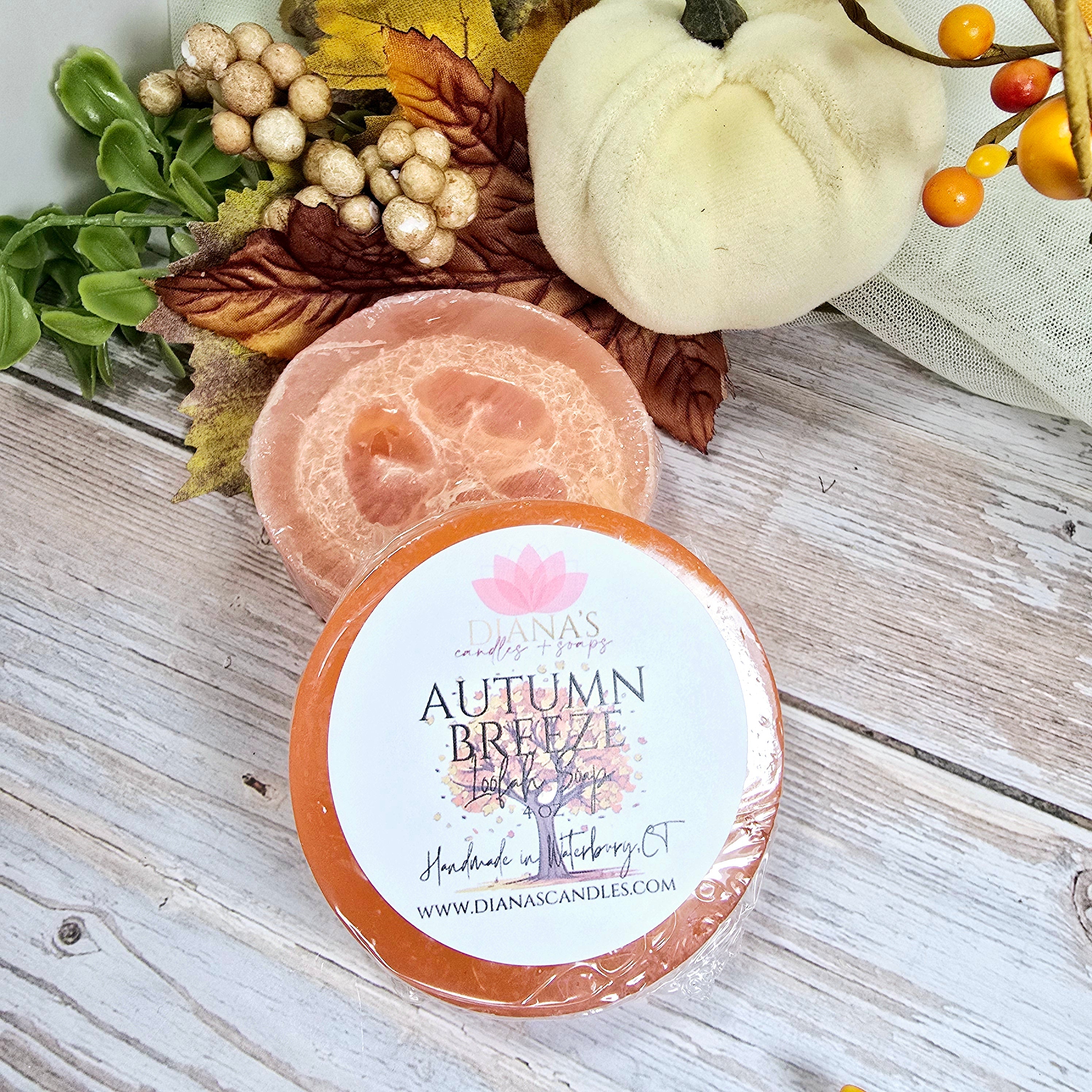 Autumn Breeze Loofah Soap Diana's Candles and Soaps