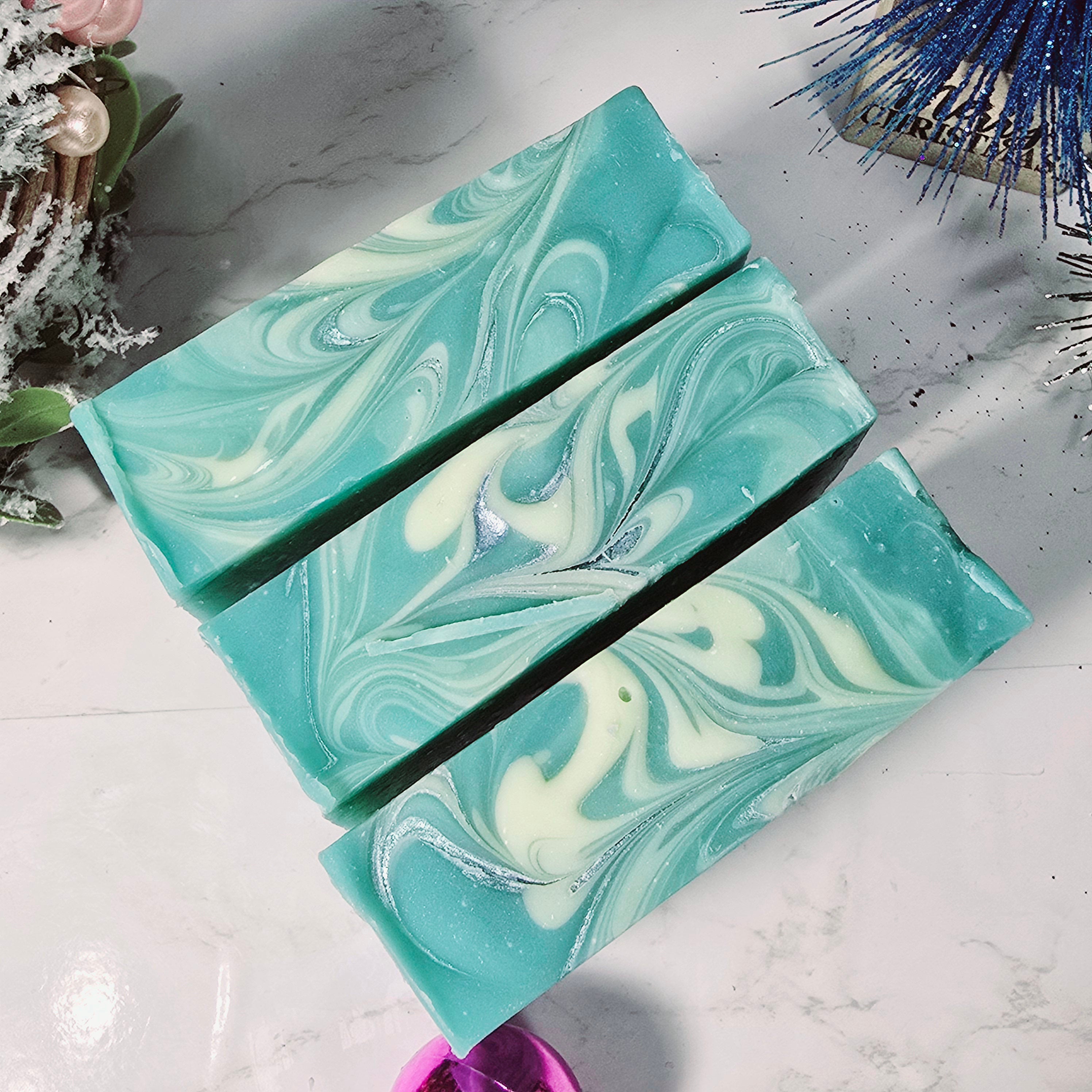 Frosted Icicles Soap Bar Diana's Candles and Soaps