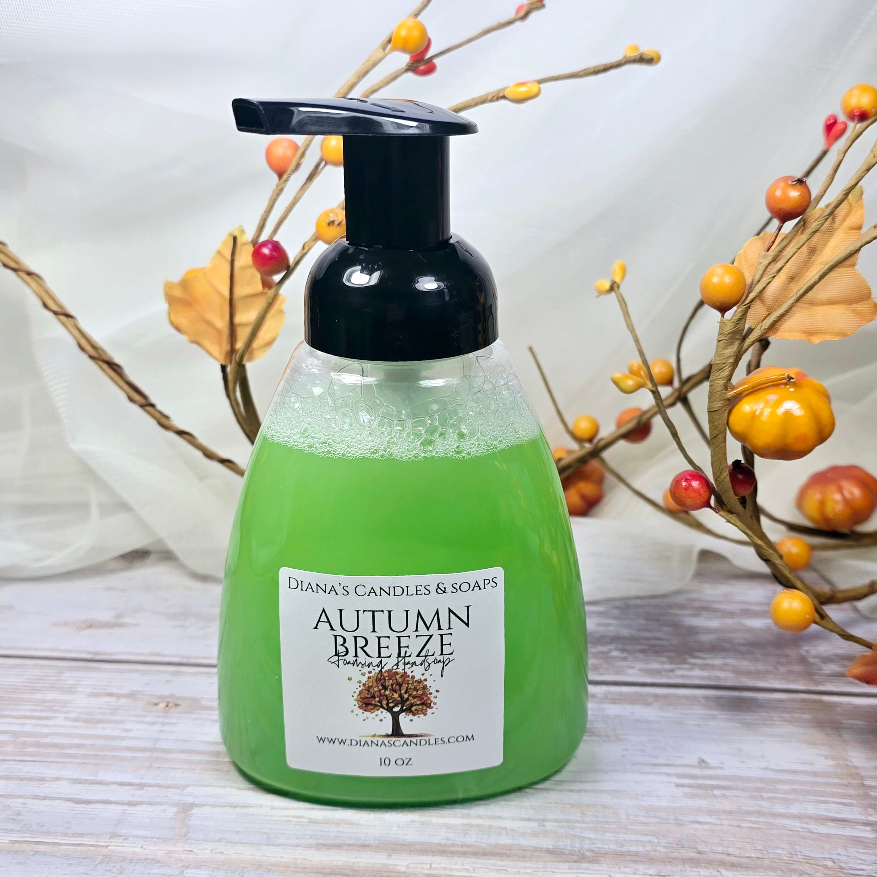 Crisp autumn scented foaming hand soap