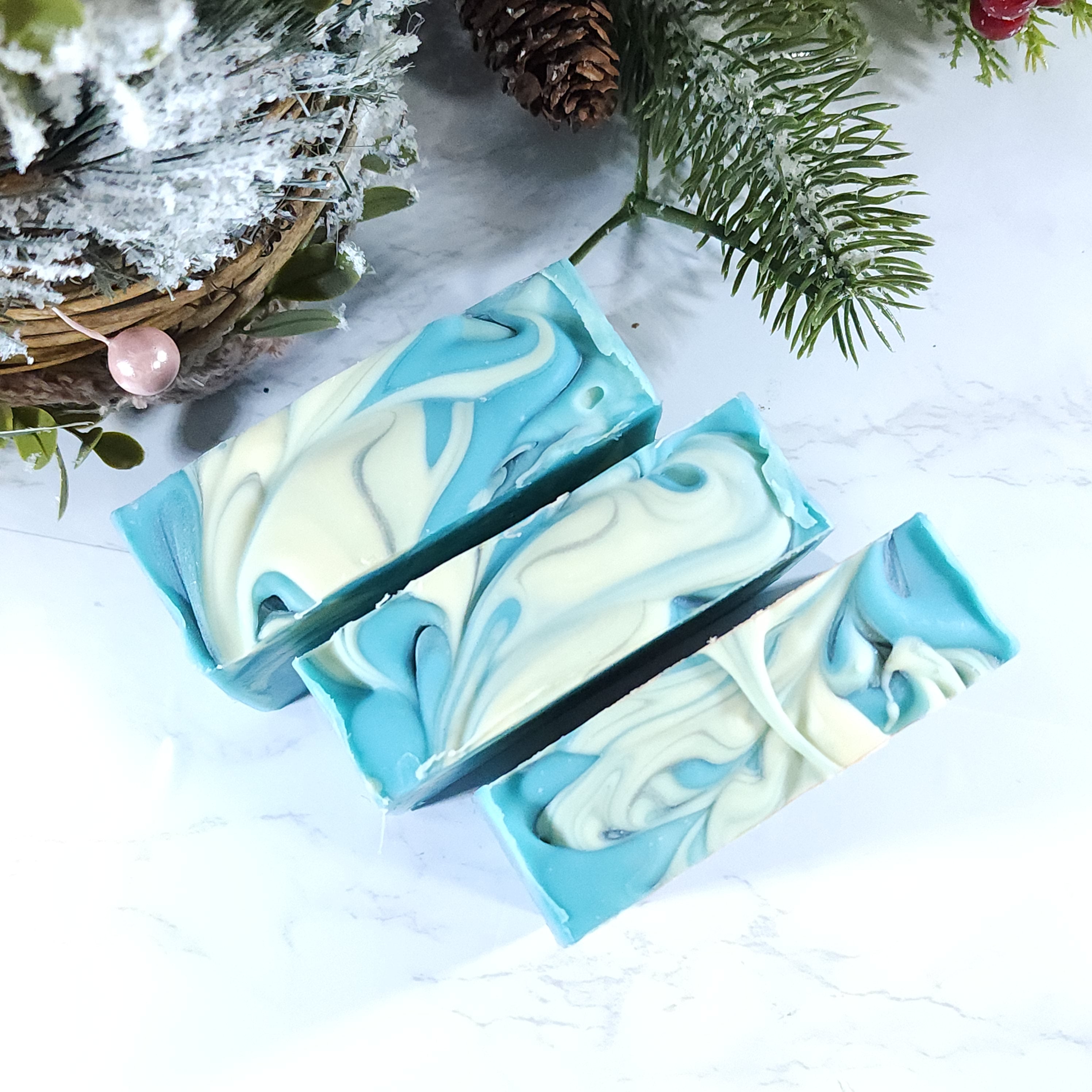 Frosted Icicles Soap Bar Diana's Candles and Soaps