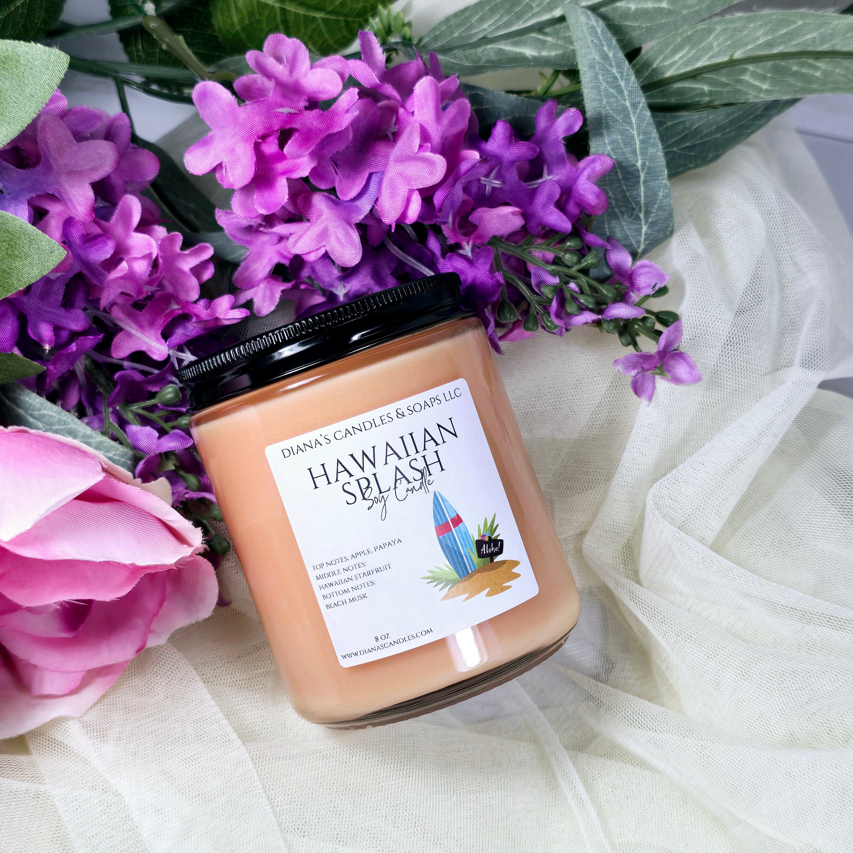 Hawaiian Splash Candle Diana's Candles and Soaps