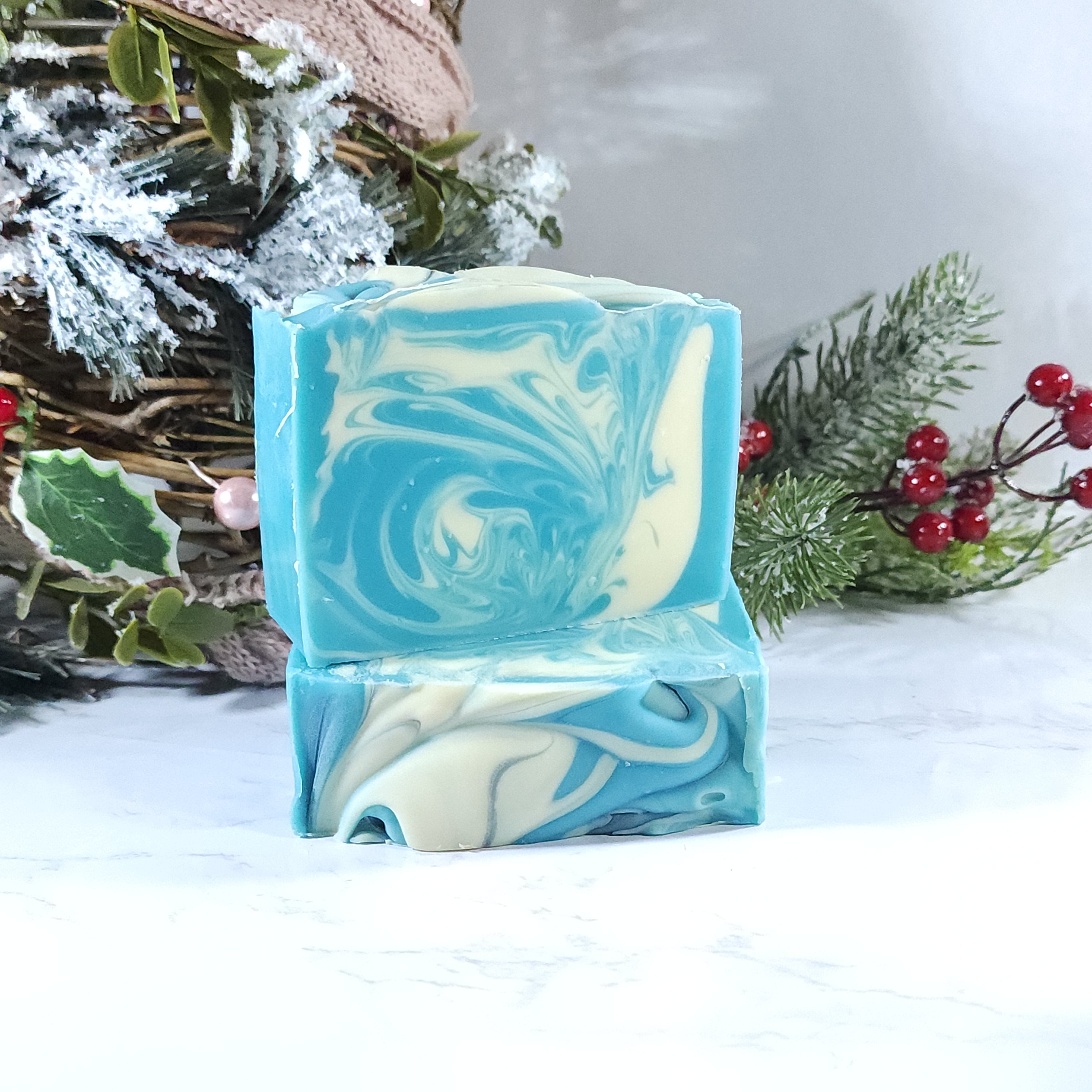 Frosted Icicles Soap Bar Diana's Candles and Soaps