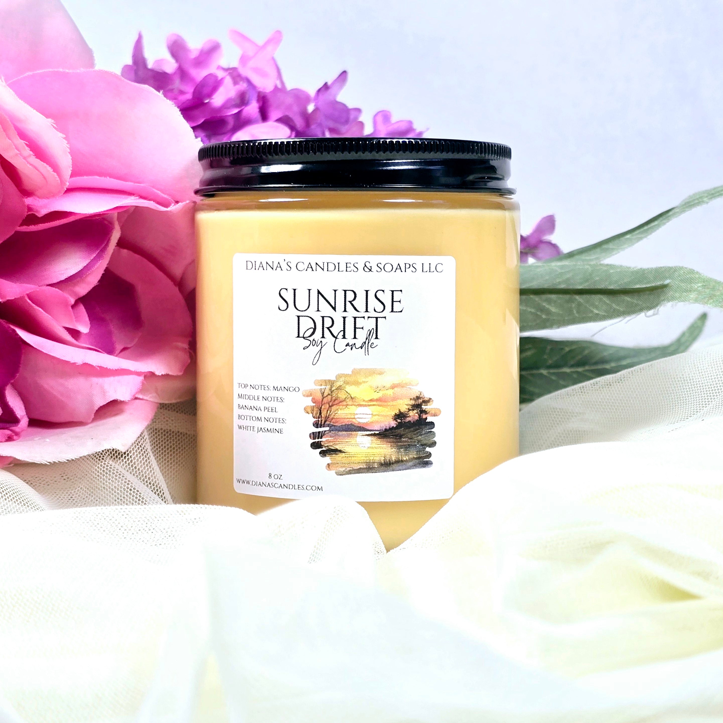 Sunrise Drift Candle Diana's Candles and Soaps