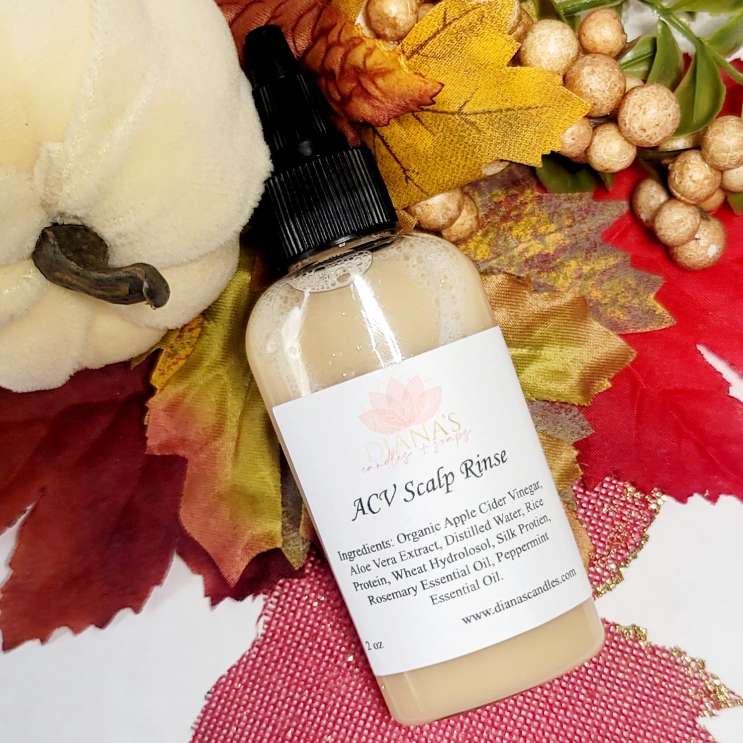 ACV Scalp Rinse Diana's Candles and Soaps