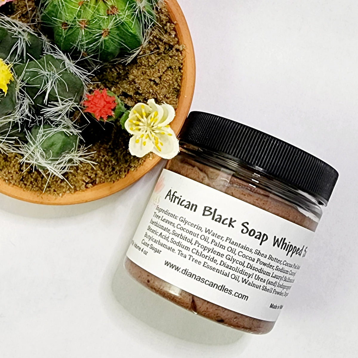 African Black Soap Scrub - Diana's Candles and Soaps