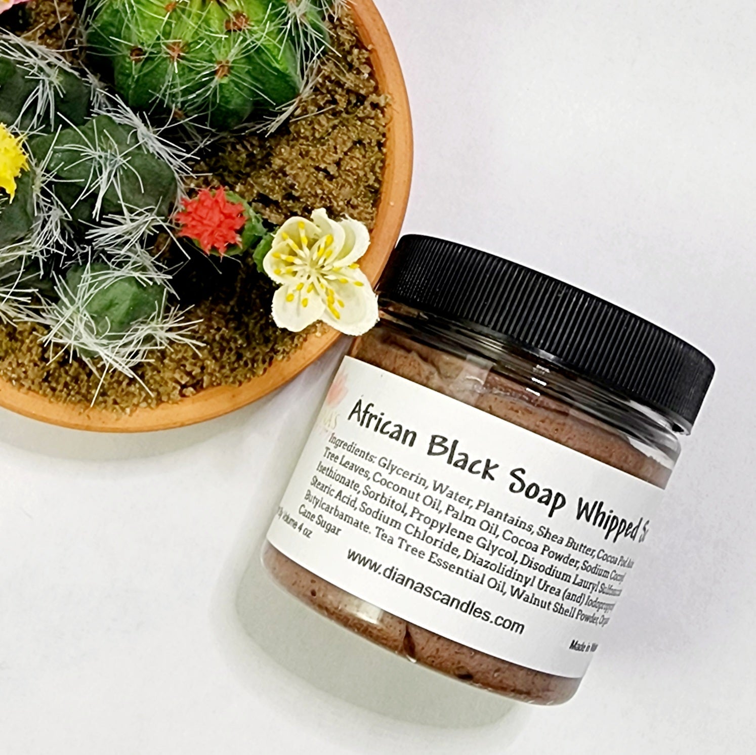 African Black Soap Scrub - Diana's Candles and Soaps