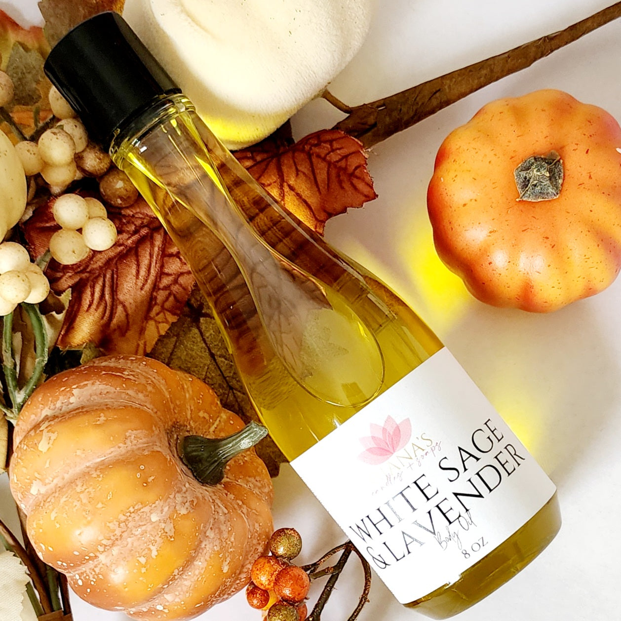 White Sage and Lavender Body Oil Diana's Candles and Soaps