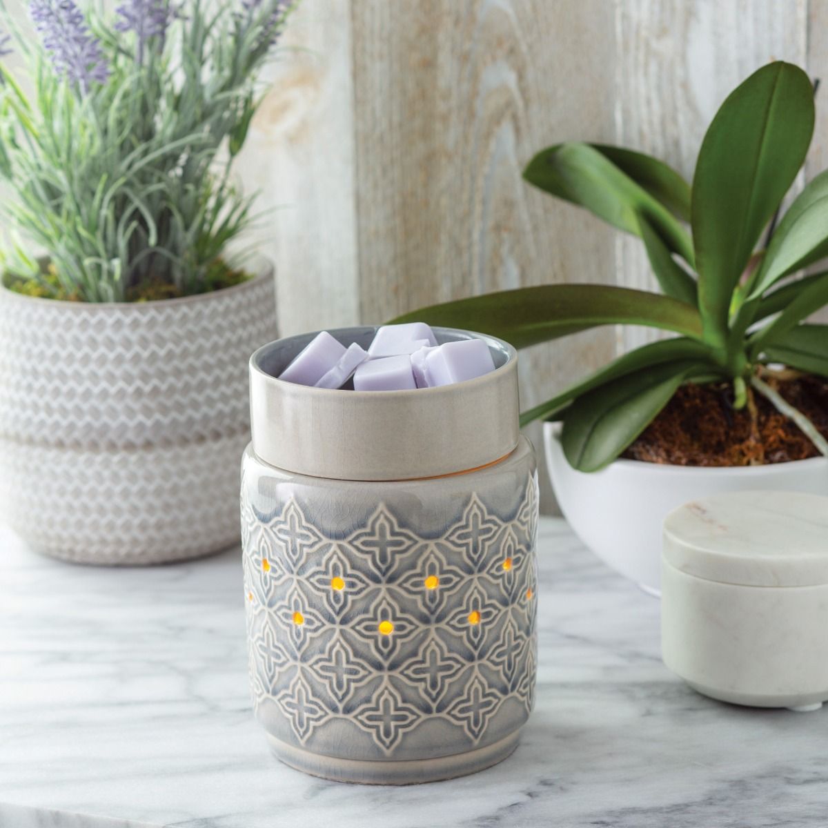 Jasmine Wax Tart Warmer Diana's Candles and Soaps