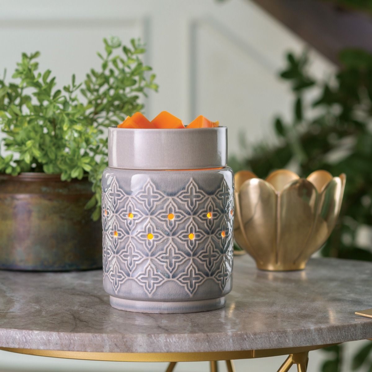 Jasmine Wax Tart Warmer Diana's Candles and Soaps