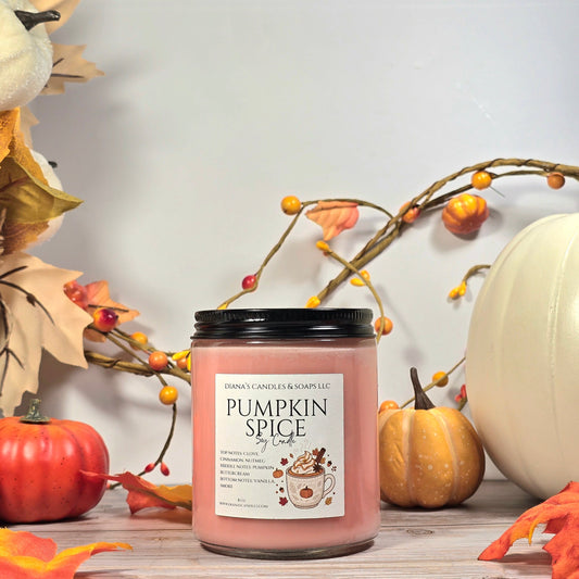 Pumpkin Spice Jar Candle Diana's Candles and Soaps