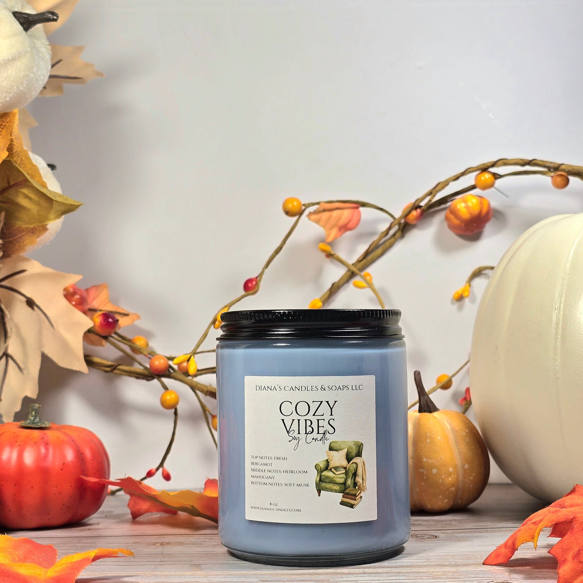 Cozy Vibes Candle Diana's Candles and Soaps