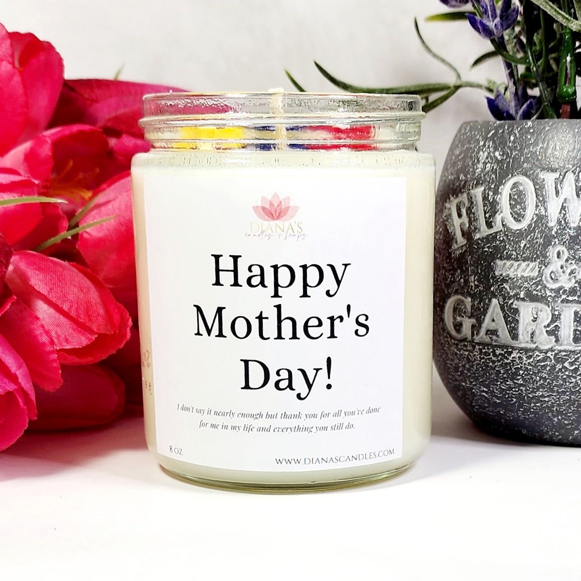 Happy Mother's Day Candle Diana's Candles and Soaps 