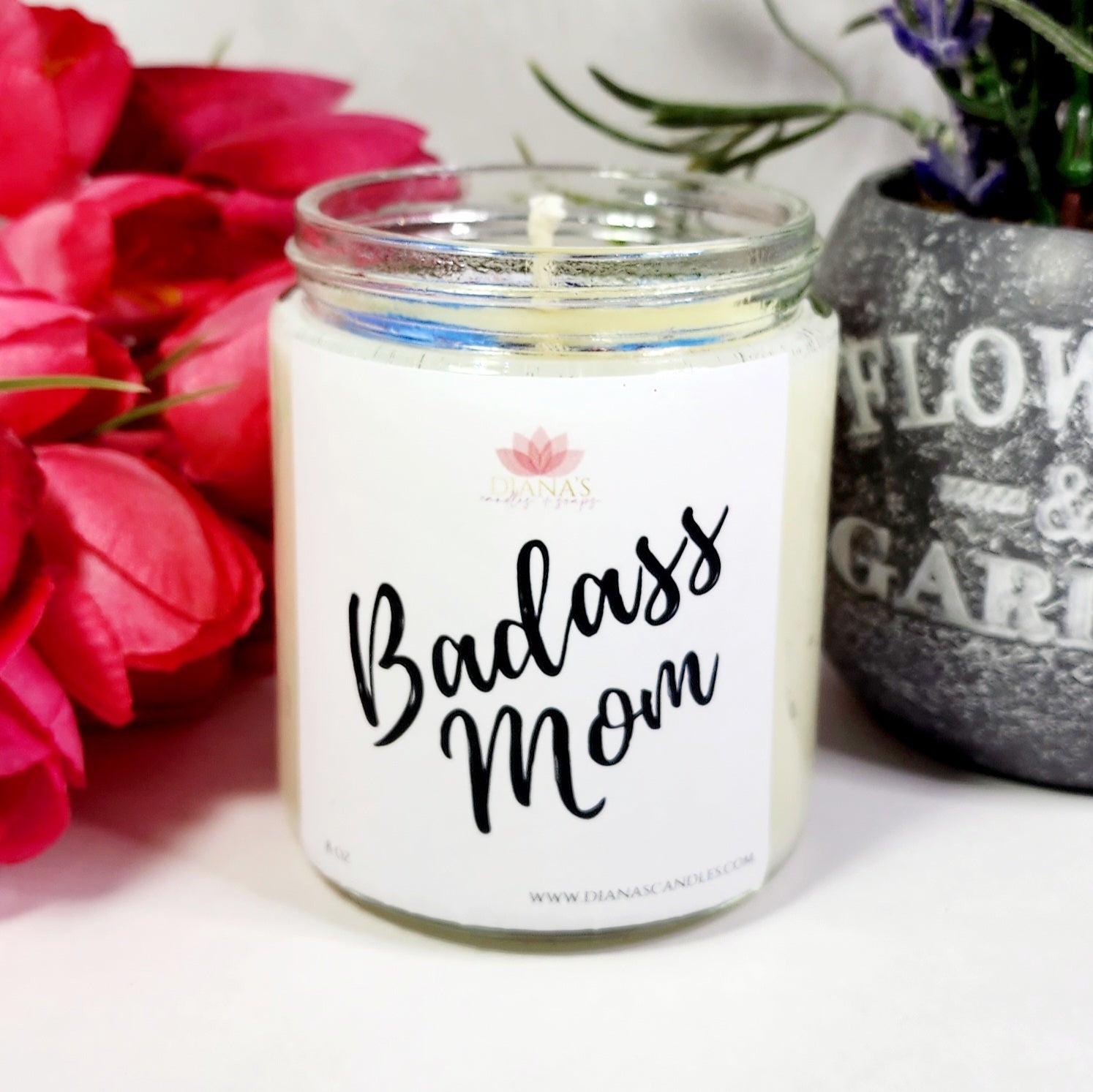 Badass Mom Candle Diana's Candles and Soaps