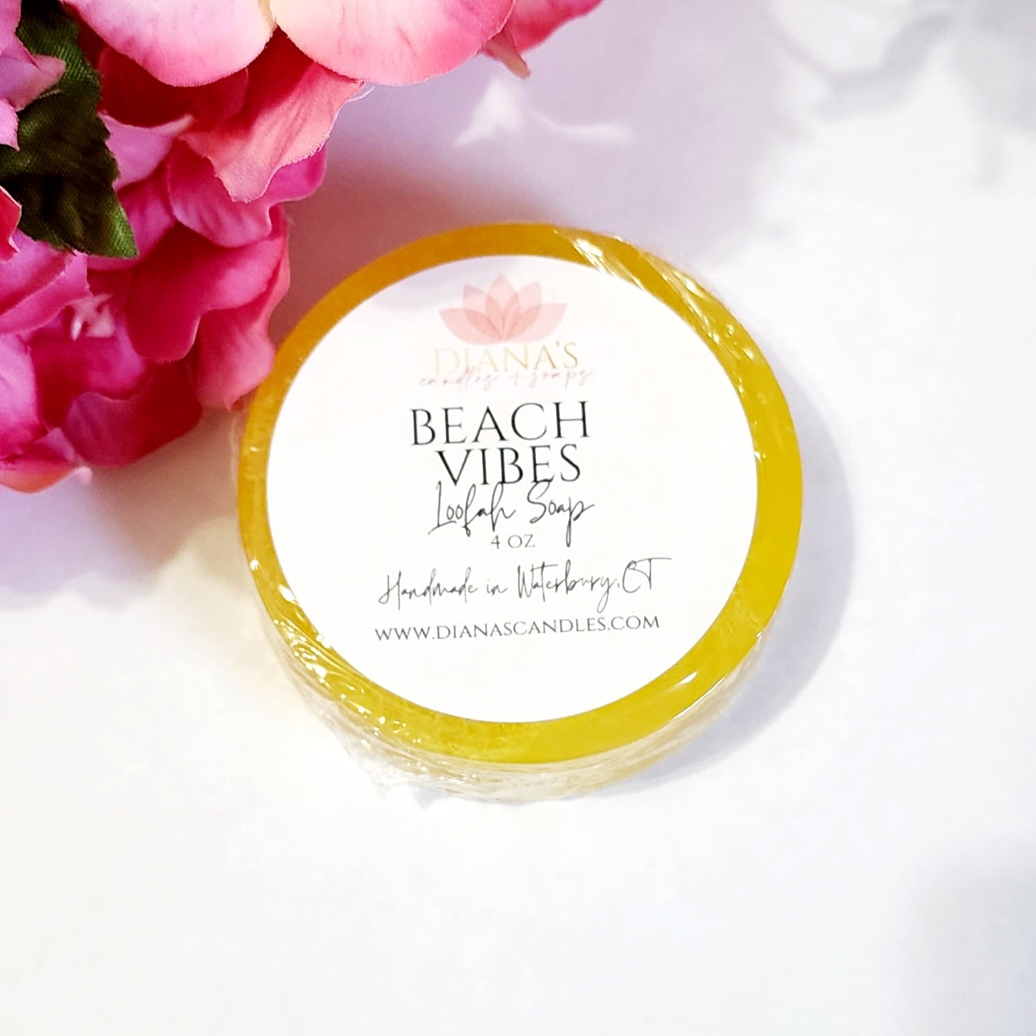 Beach Vibes Loofah Soap Diana's Candles and Soaps