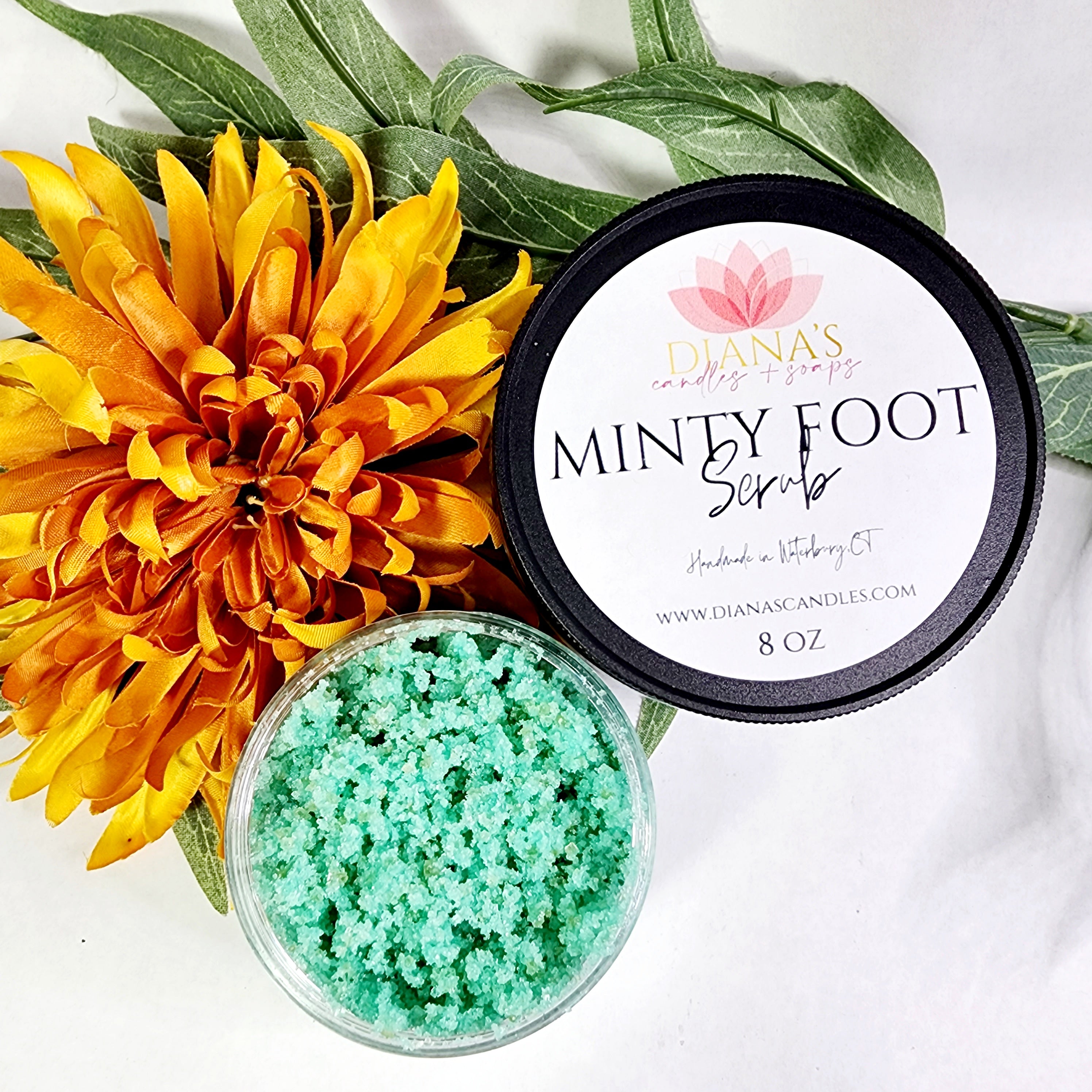 Minty Foot Scrub Diana's Candles and Soaps 