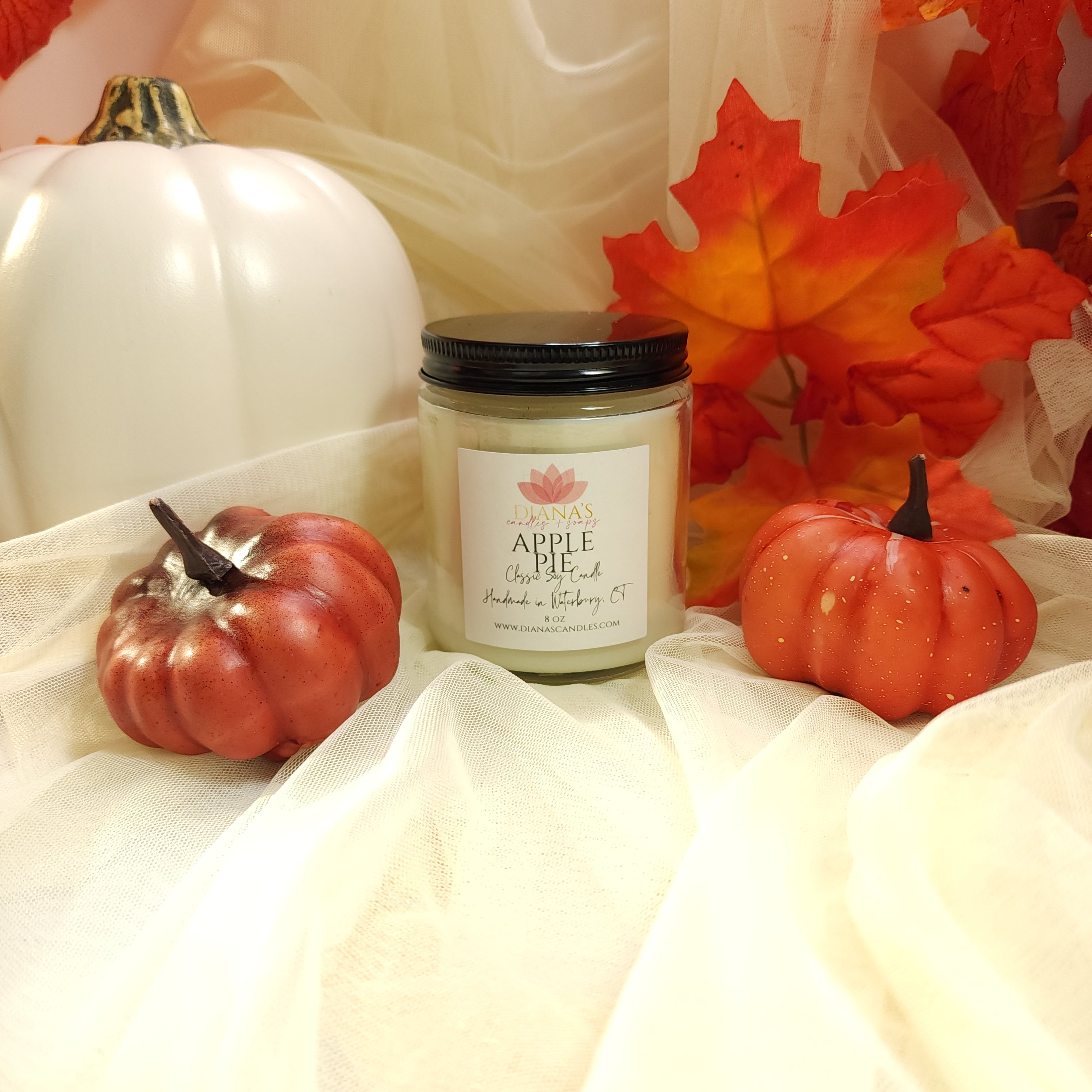 Apple Pie Jar Candle Diana's Candles and Soaps 