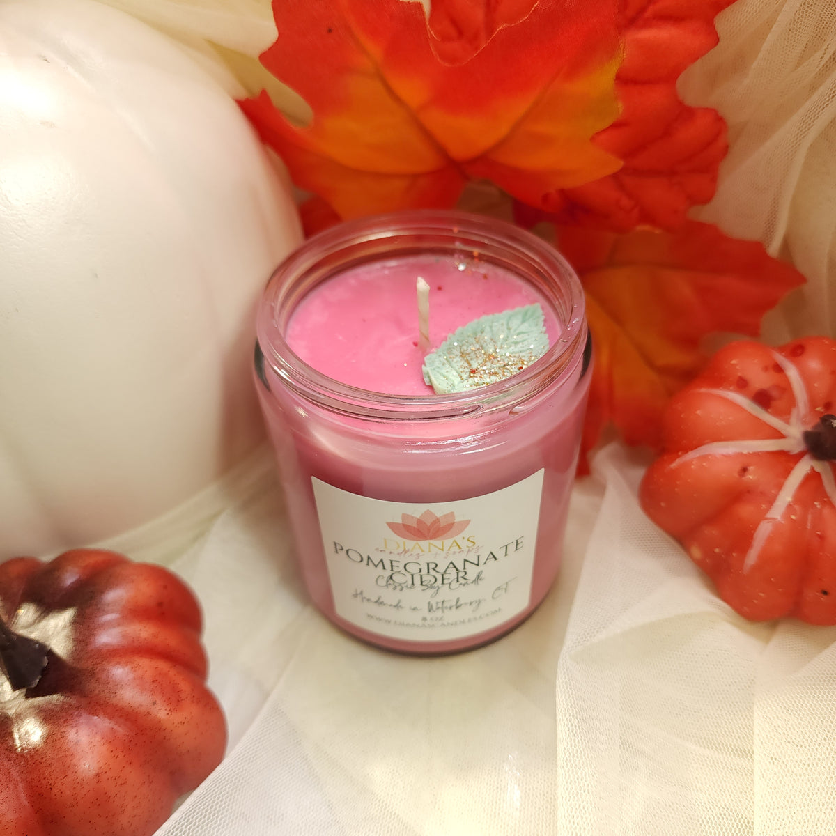 Pomegranate Cider Candle Diana's Candles and Soaps 