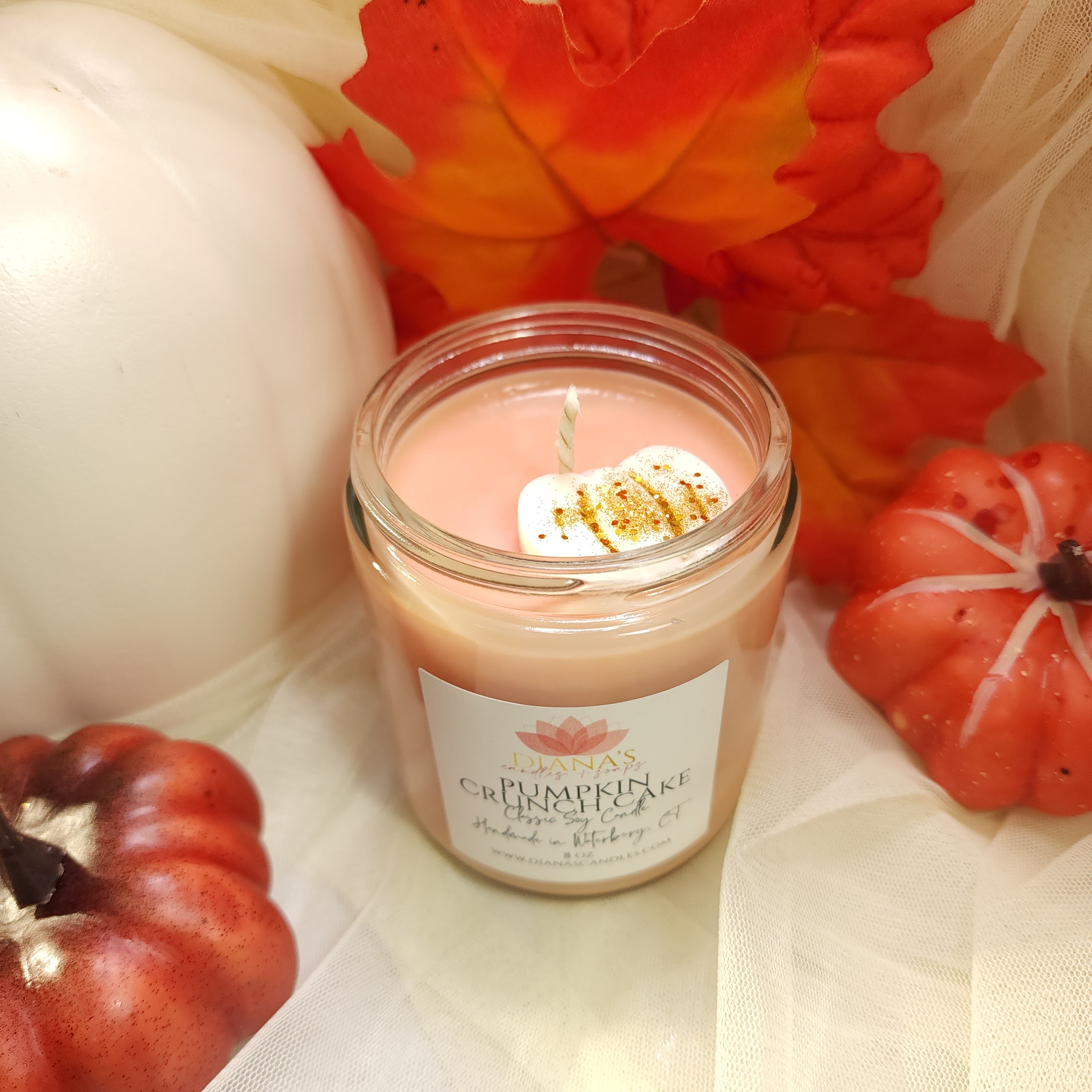 Pumpkin Crunch Cake Candle Diana's Candles and Soaps 