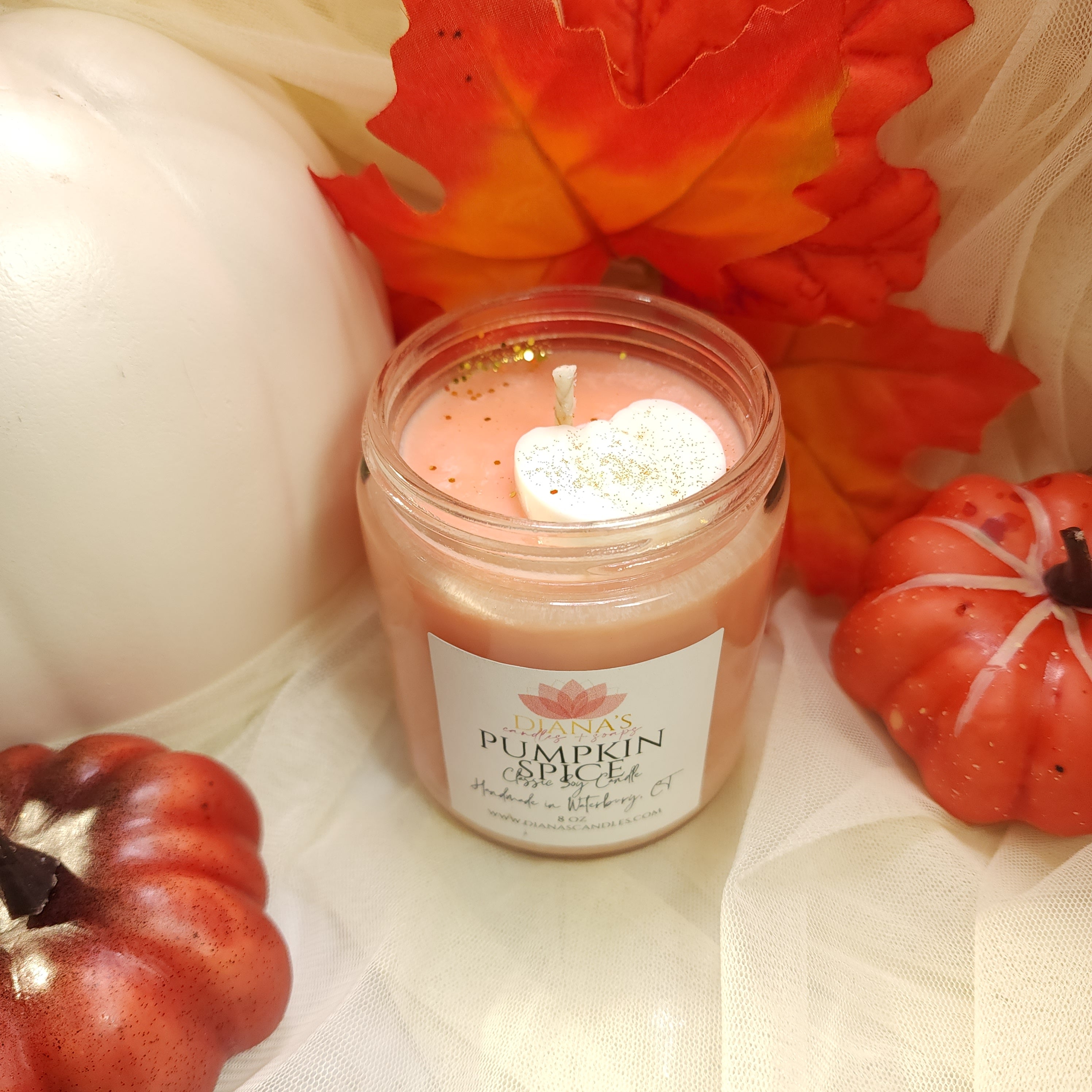 Pumpkin Spice Jar Candle Diana's Candles and Soaps 