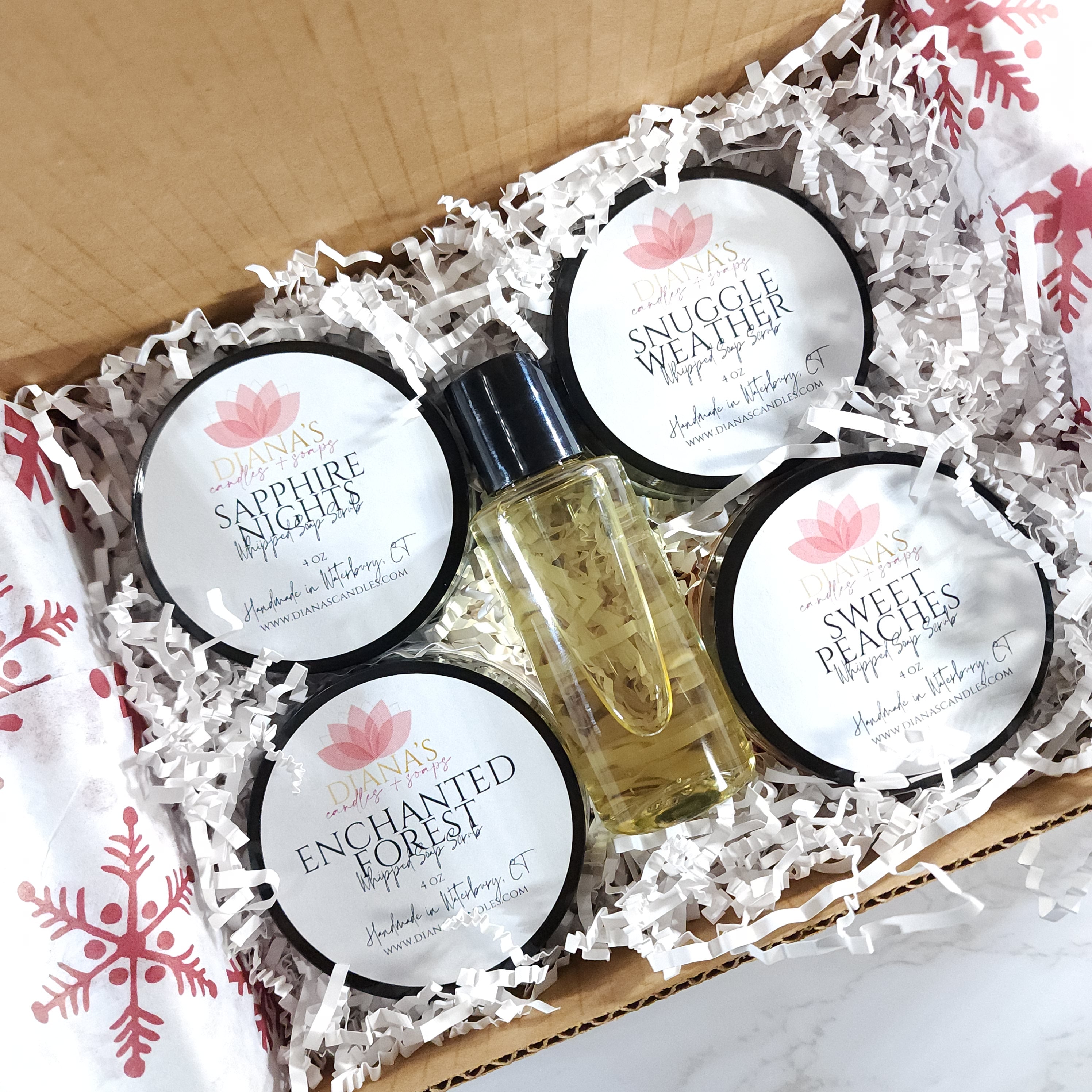 Scrub Lovers' Gift Set Diana's Candles and Soaps