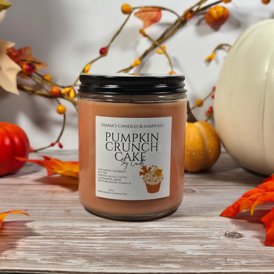 Pumpkin Crunch Cake Candle Diana's Candles and Soaps