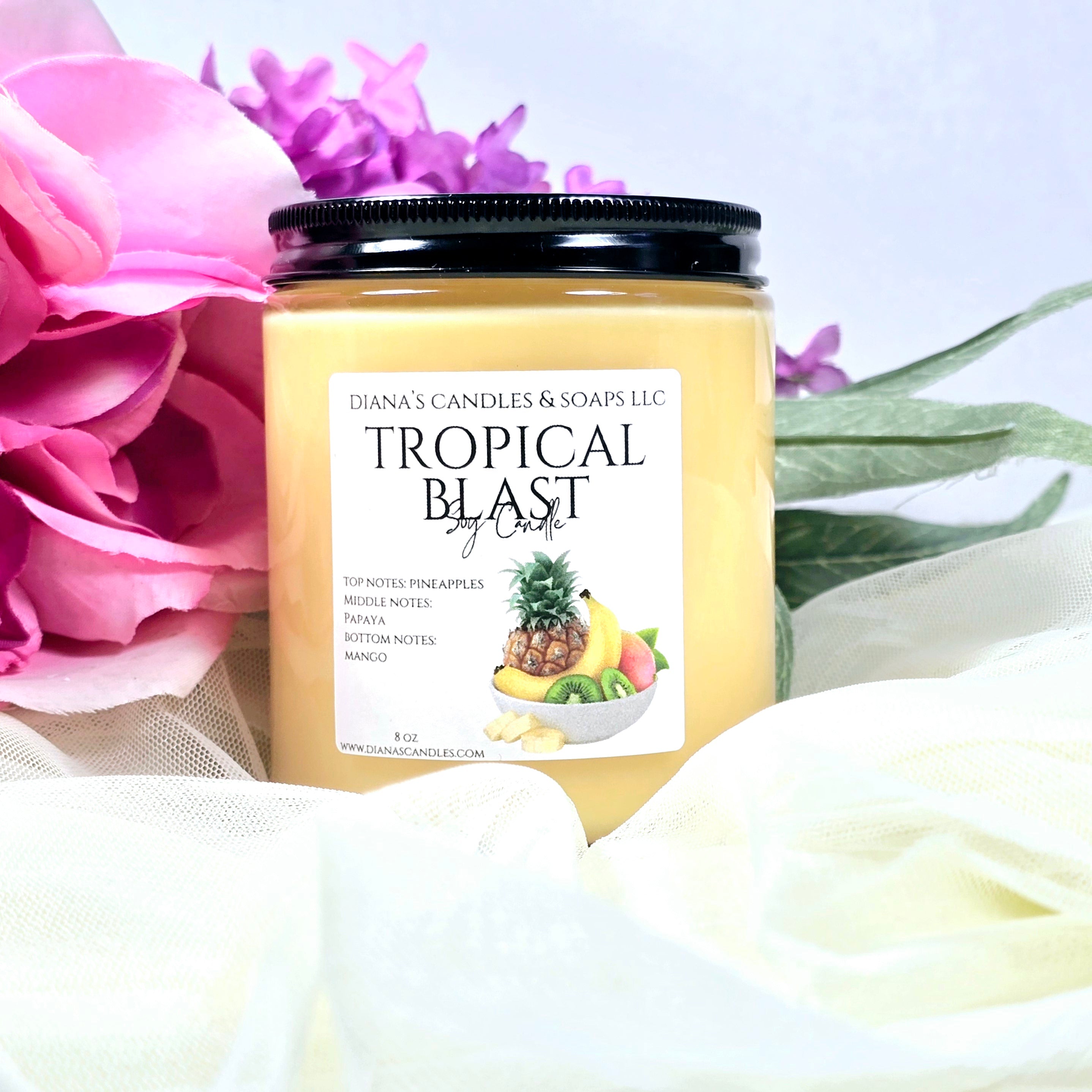 Tropical Blast Candle Diana's Candles and Soaps
