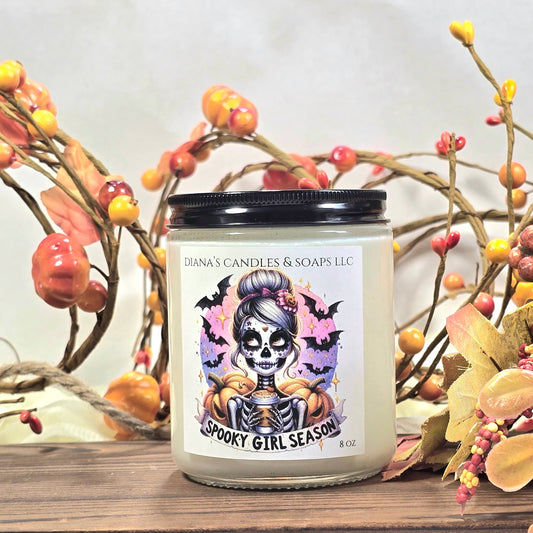 Spooky Girl Season Candle Diana's Candles and Soaps