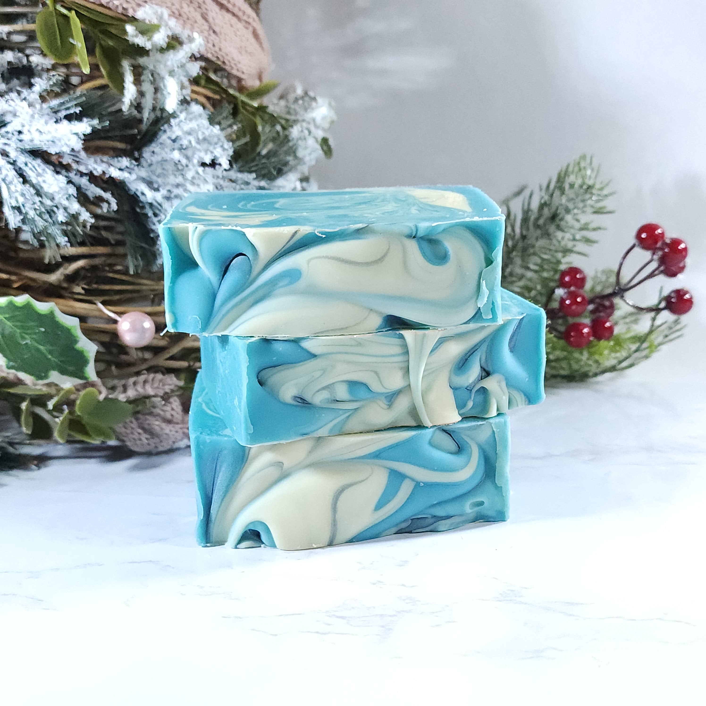 Frosted Icicles Soap Bar Diana's Candles and Soaps