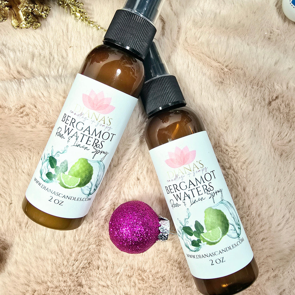 Bergamot Waters Room Spray Diana's Candles and Soaps