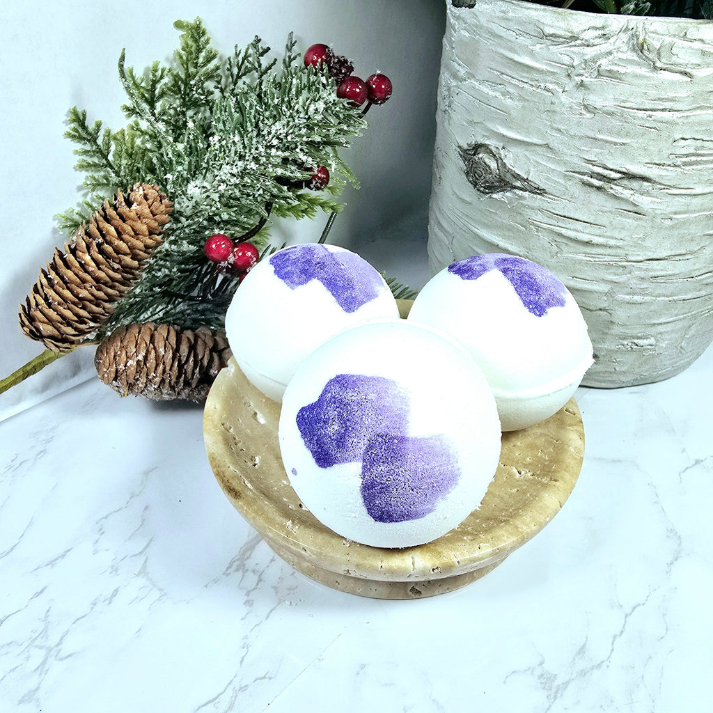 Lavender & Chamomile Bath Bombs Diana's Candles and Soaps