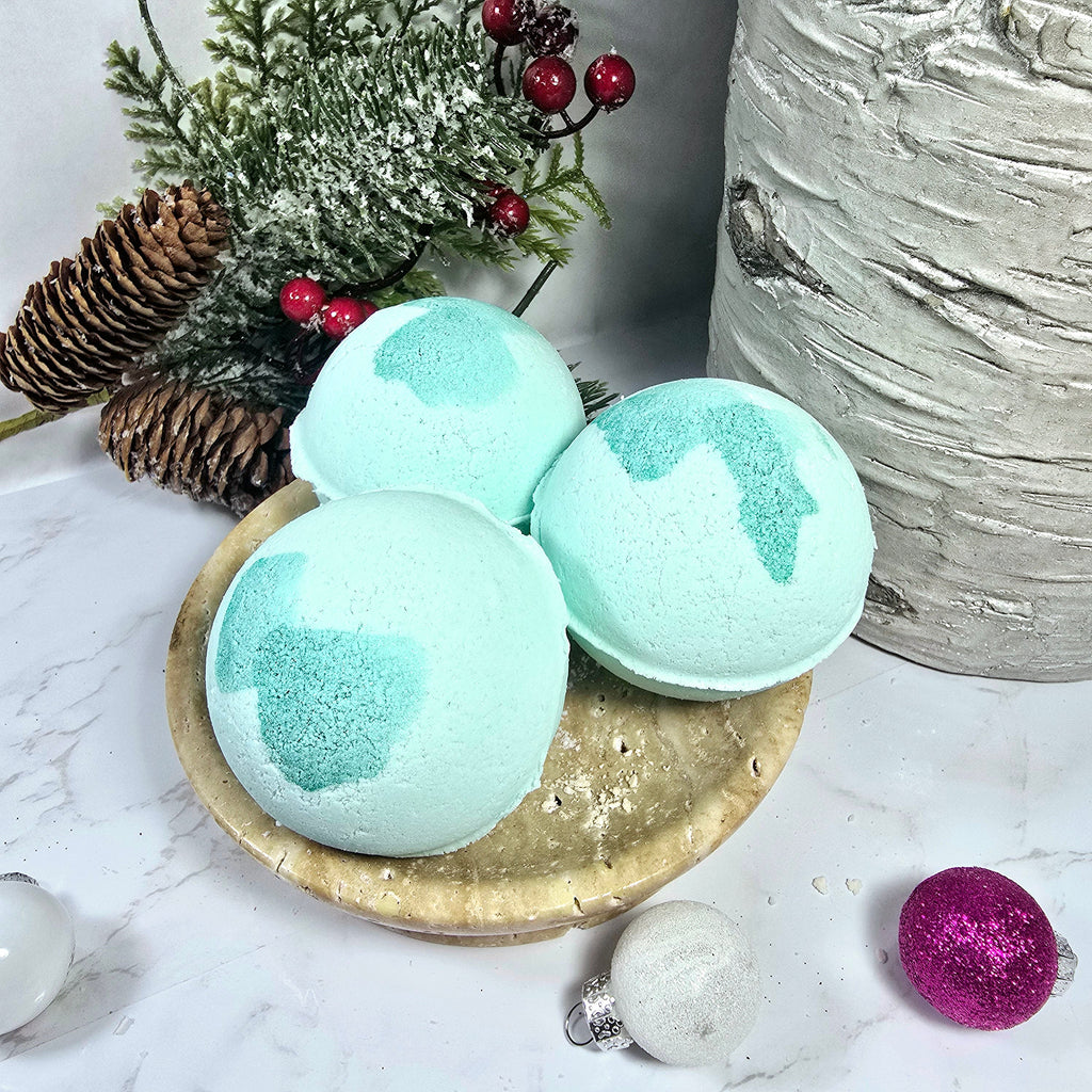 Sparkling Mint Bath Bomb Diana's Candles and Soaps