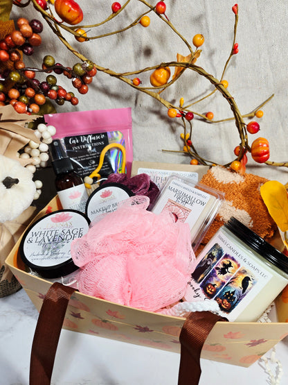 Fall Self-Care Gift Basket Diana's Candles and Soaps