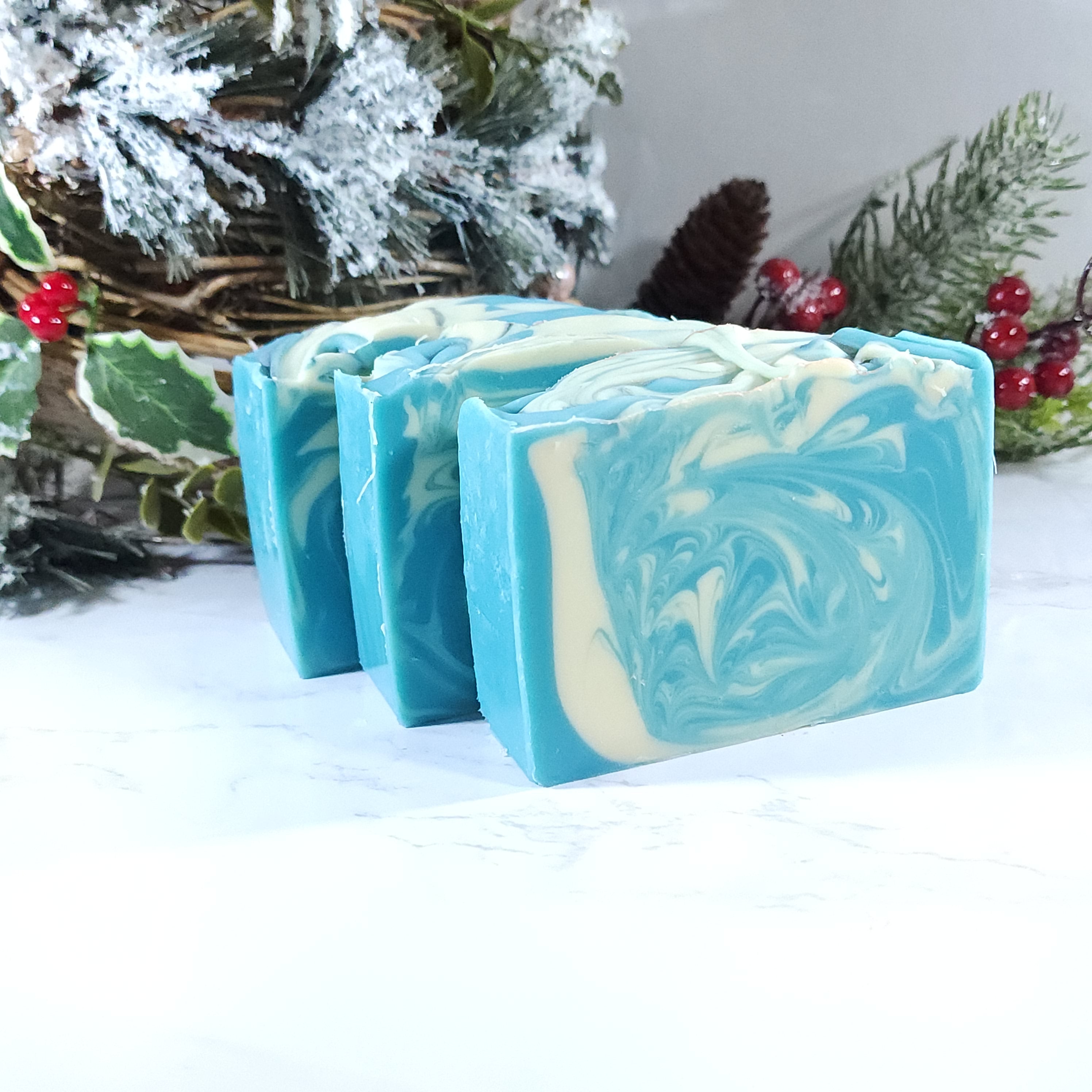 Frosted Icicles Soap Bar Diana's Candles and Soaps