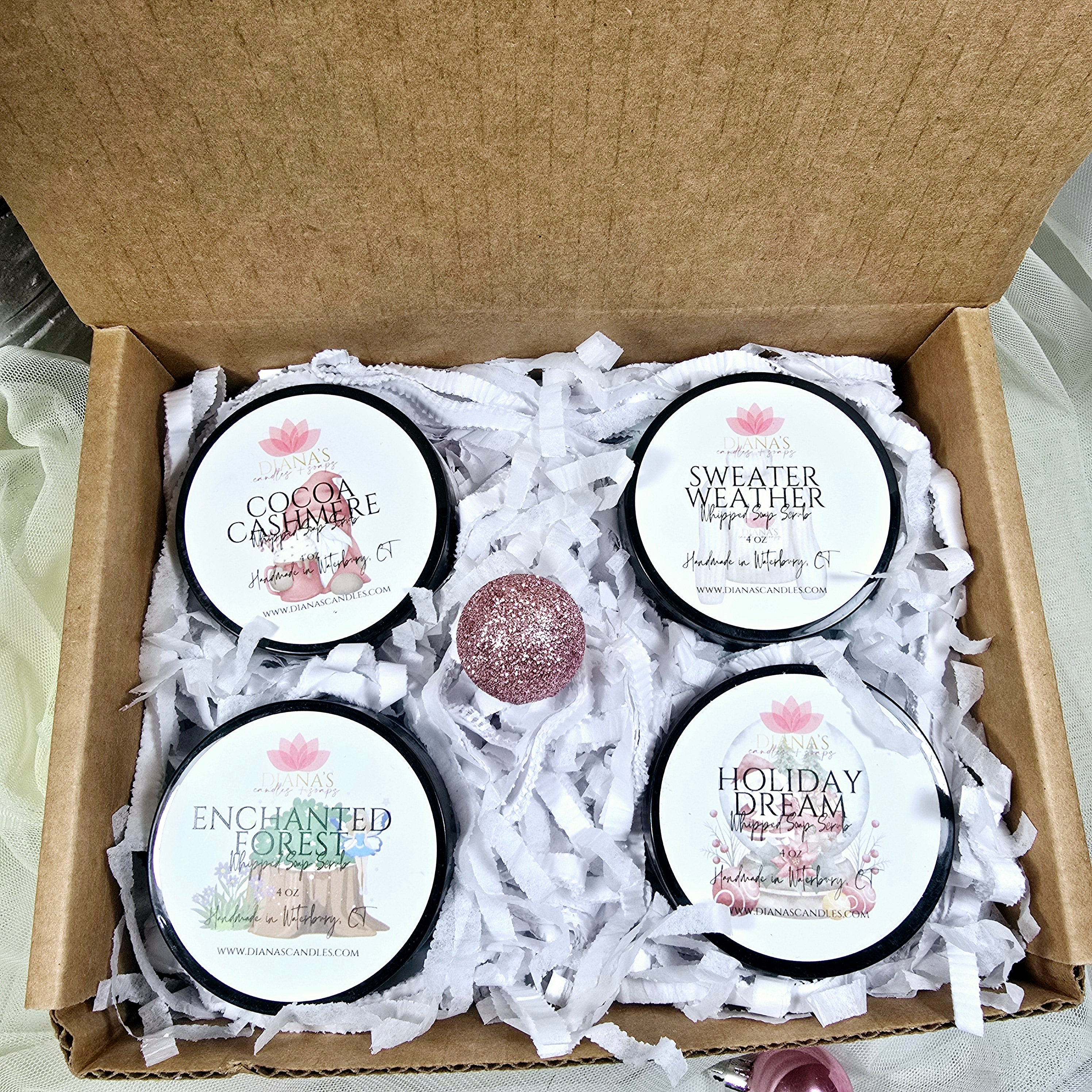 Scrub Lovers' Gift Set Diana's Candles and Soaps