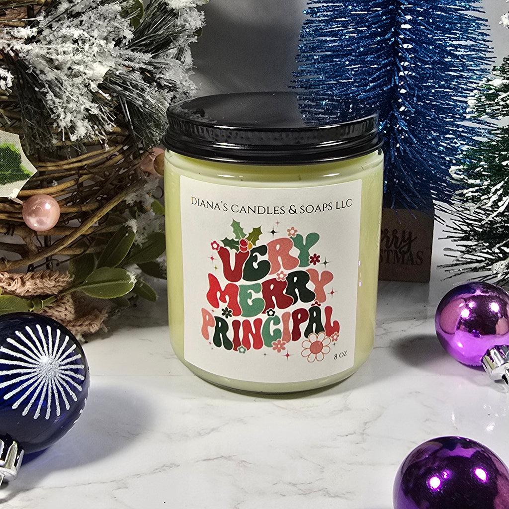 Very Merry Principal Candle Diana's Candles and Soaps