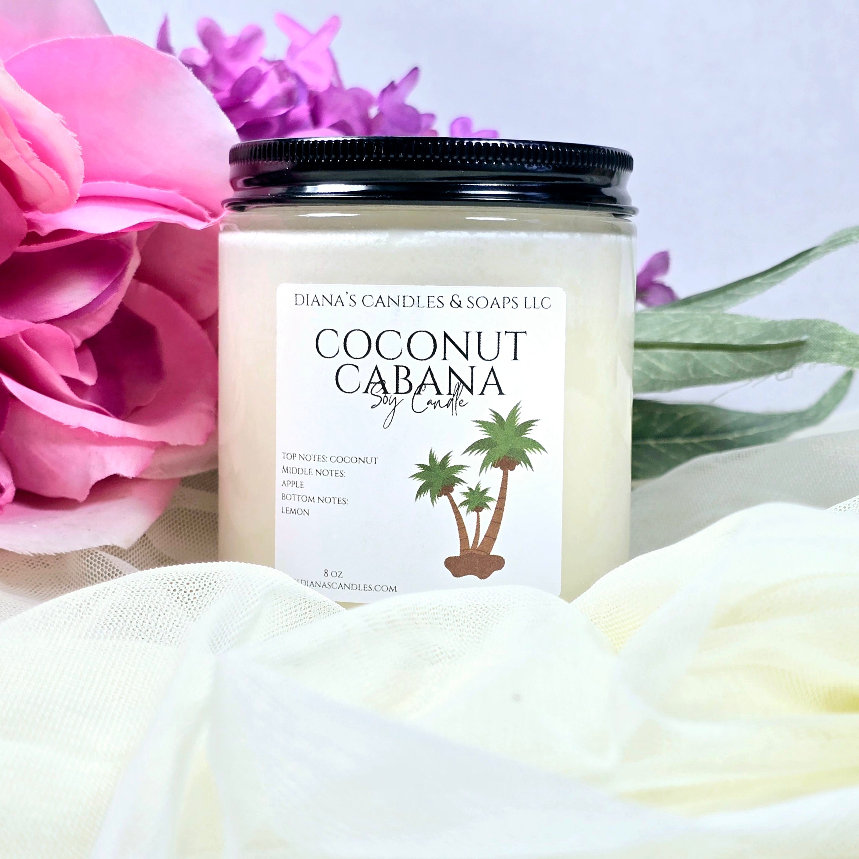 Coconut Cabana Candle Diana's Candles and Soaps