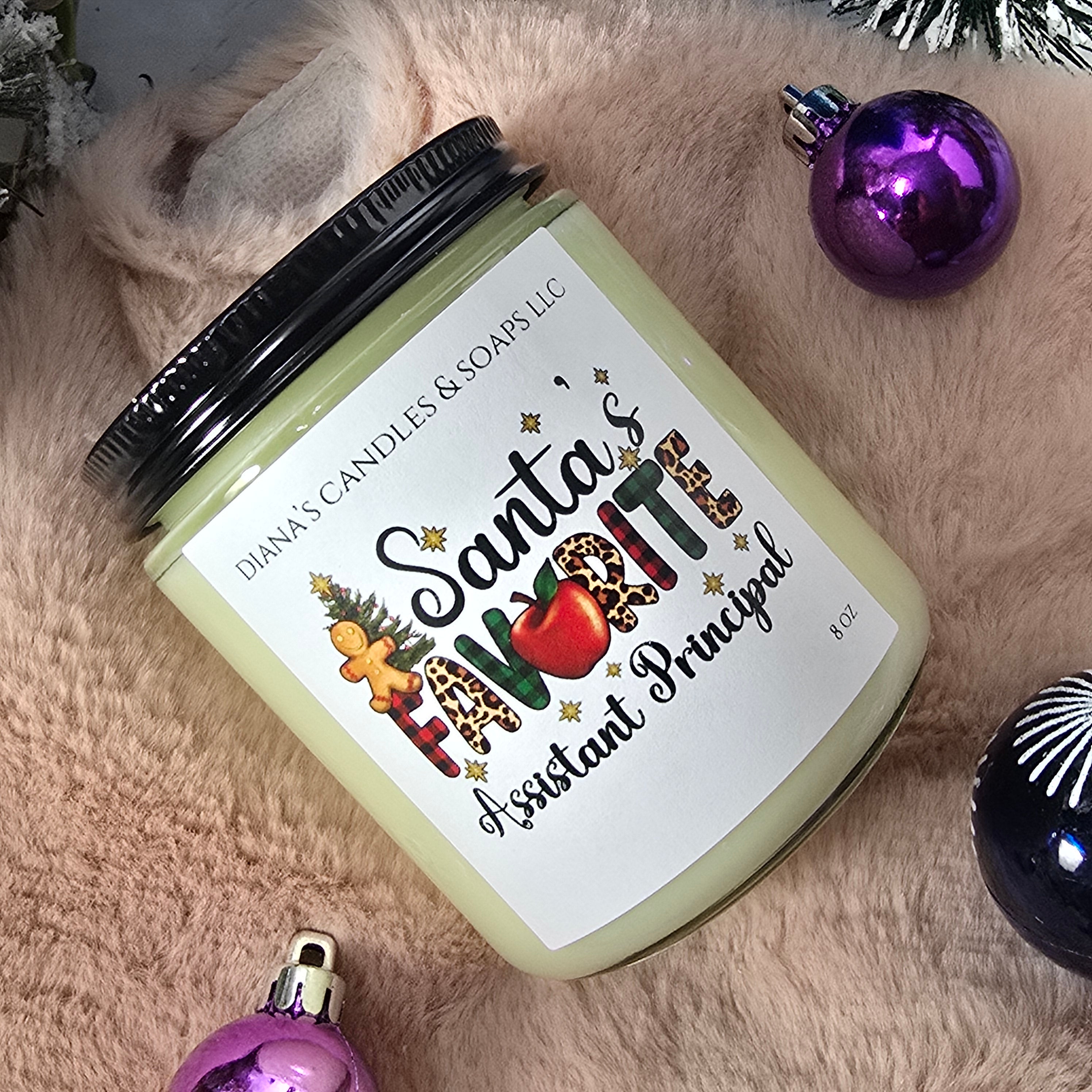 Santa's Favorite Assistant Candle Diana's Candles and Soaps