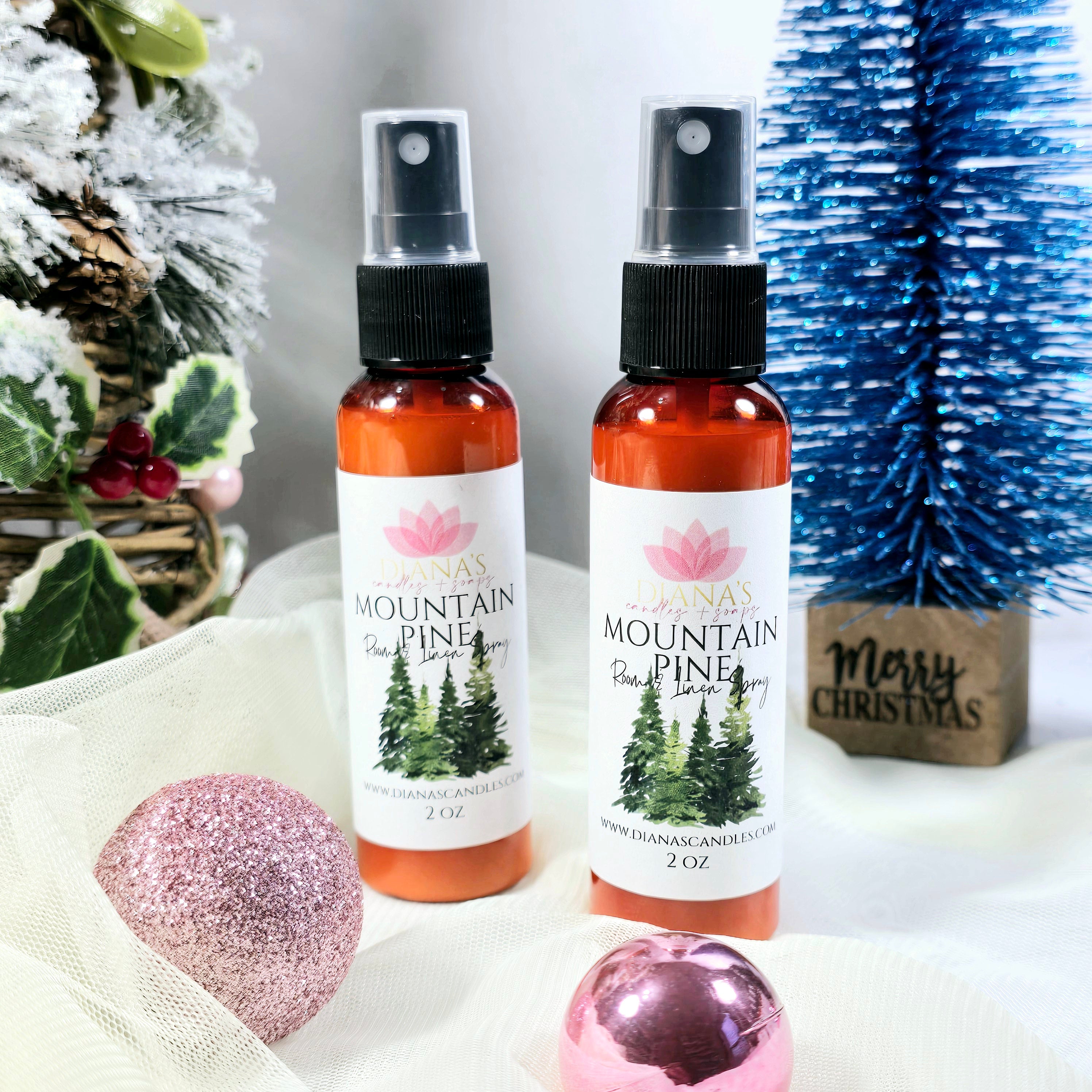 Mountain Pine Room Spray Diana's Candles and Soaps