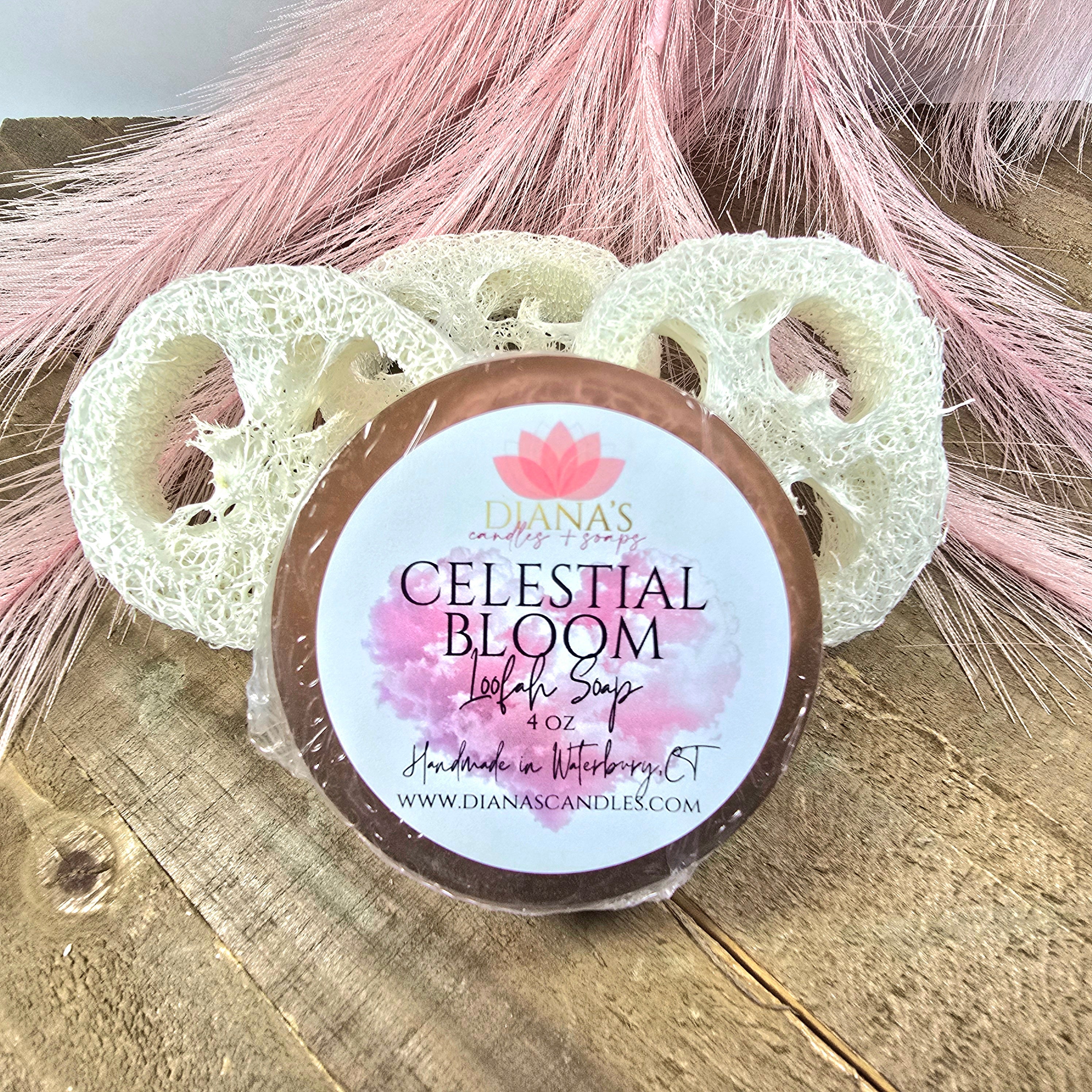 Celestial Bloom Loofah Soap Diana's Candles and Soaps