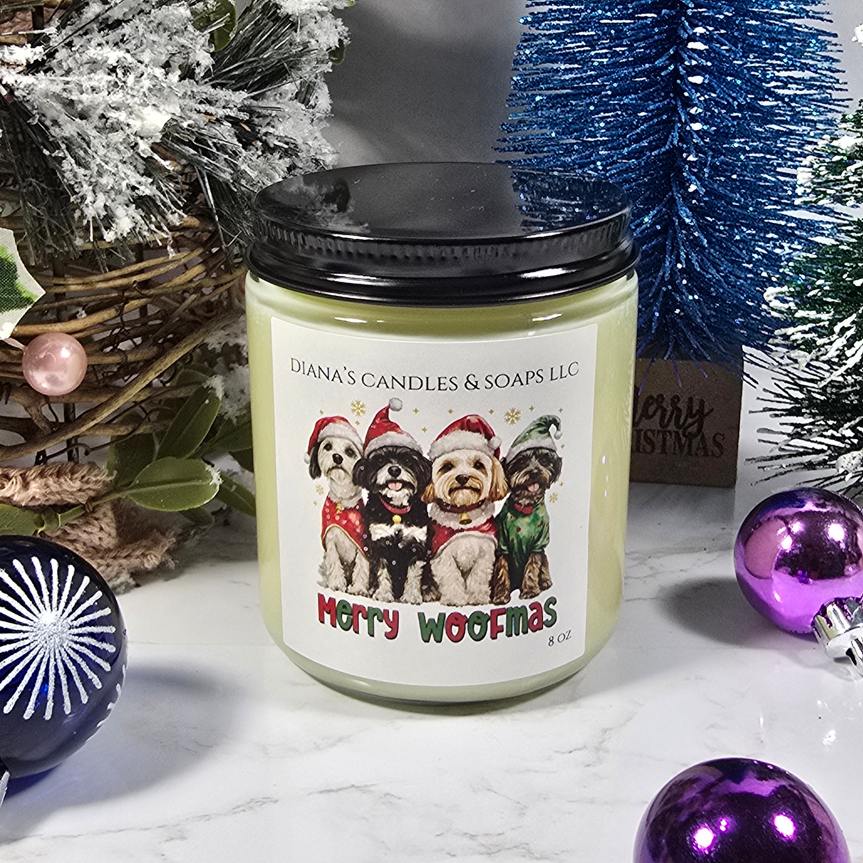 Merry Woofmas Candle Diana's Candles and Soaps