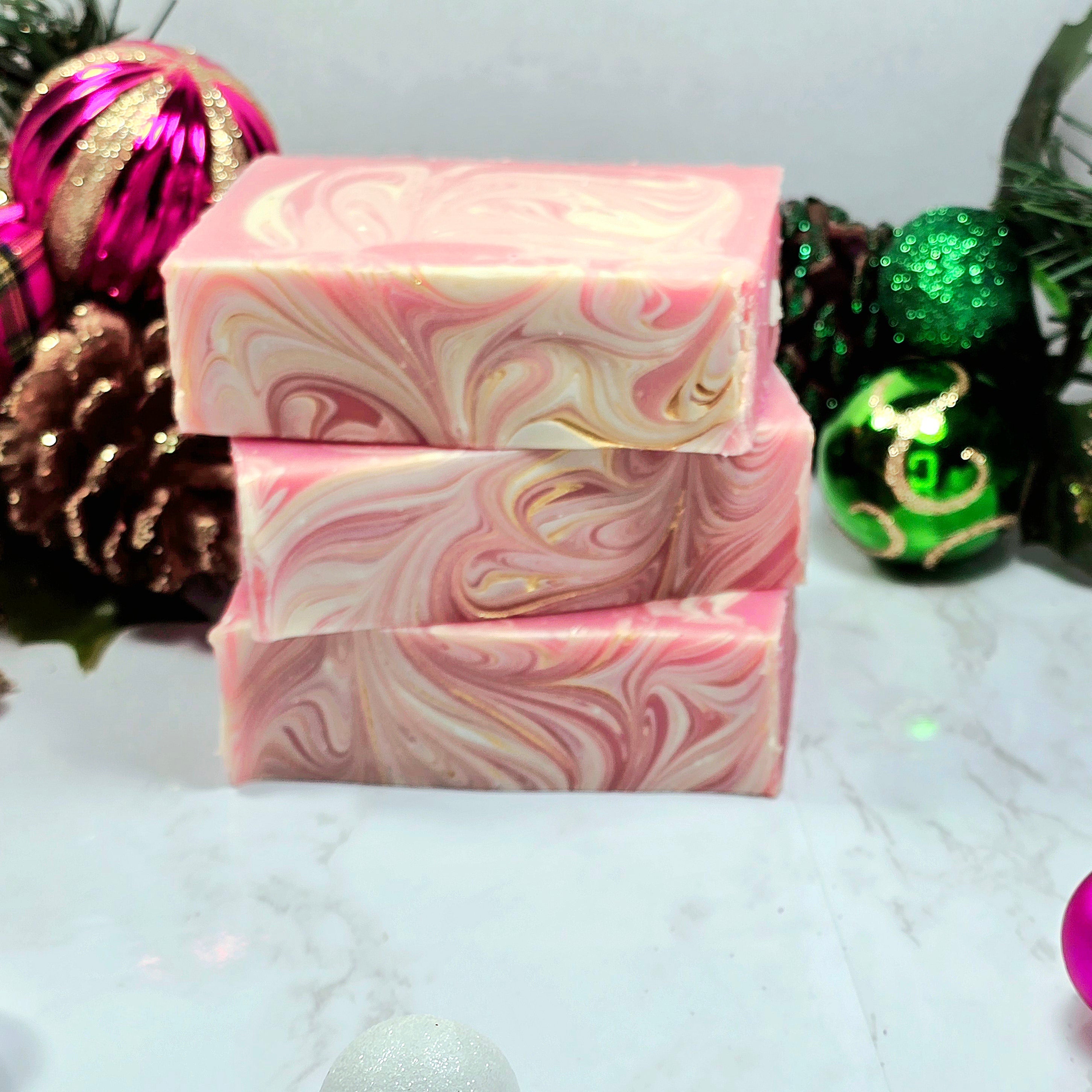 Pomegranate Cider Holiday Soap Bar Diana's Candles and Soaps