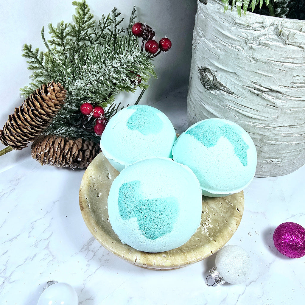 Sparkling Mint Bath Bomb Diana's Candles and Soaps