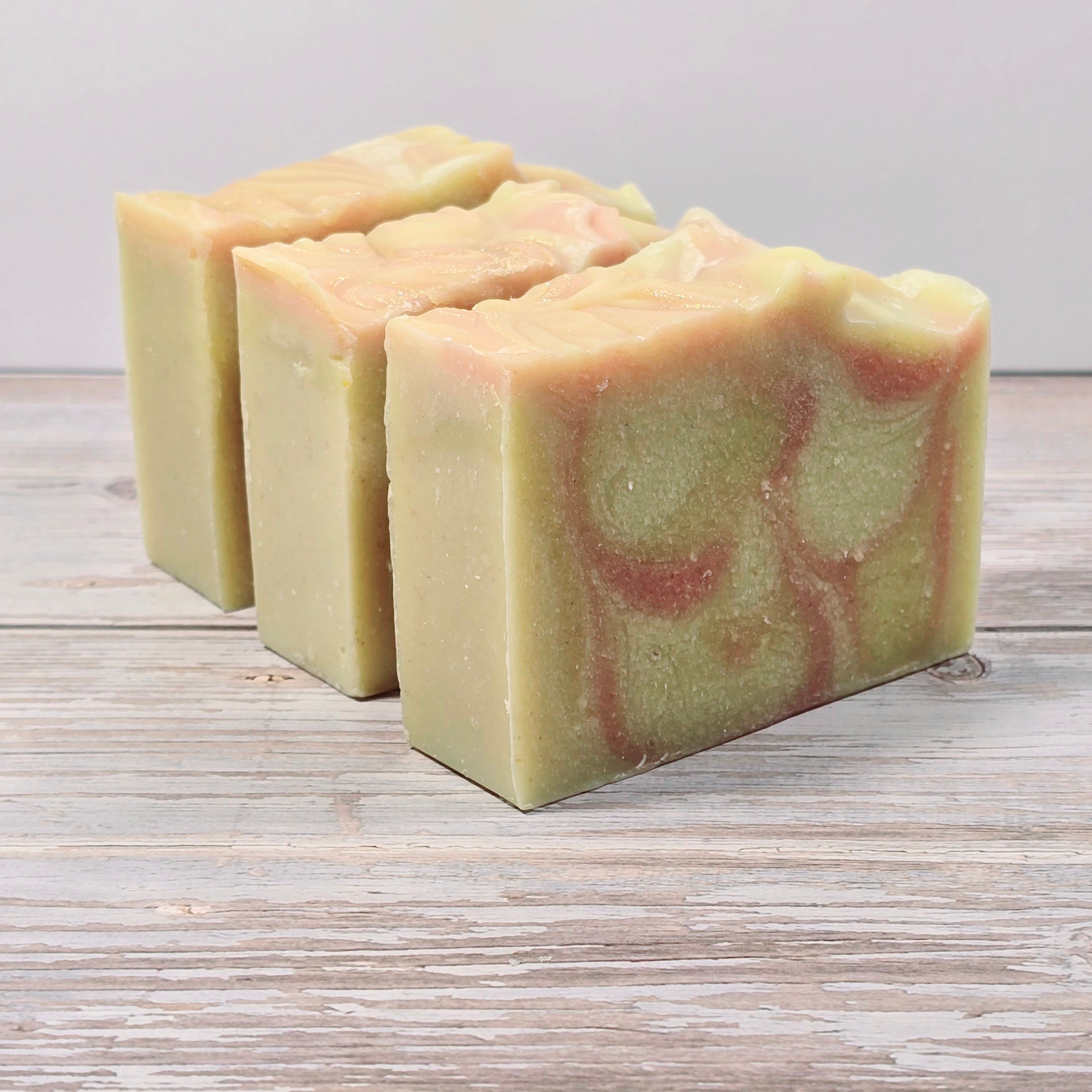 Pumpkin and ginger soap with cozy fall scent