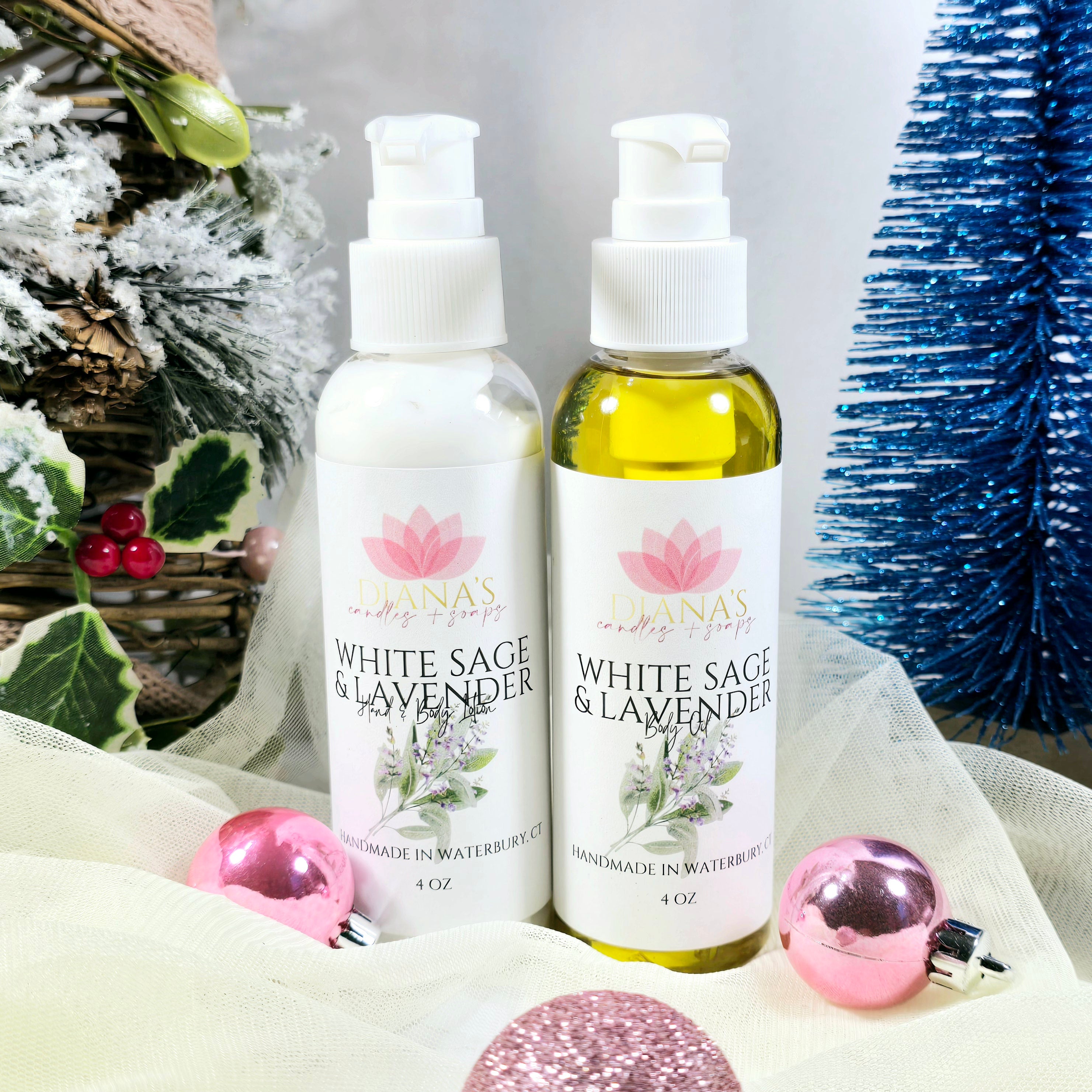 White Sage & Lavender Diana's Candles and Soaps