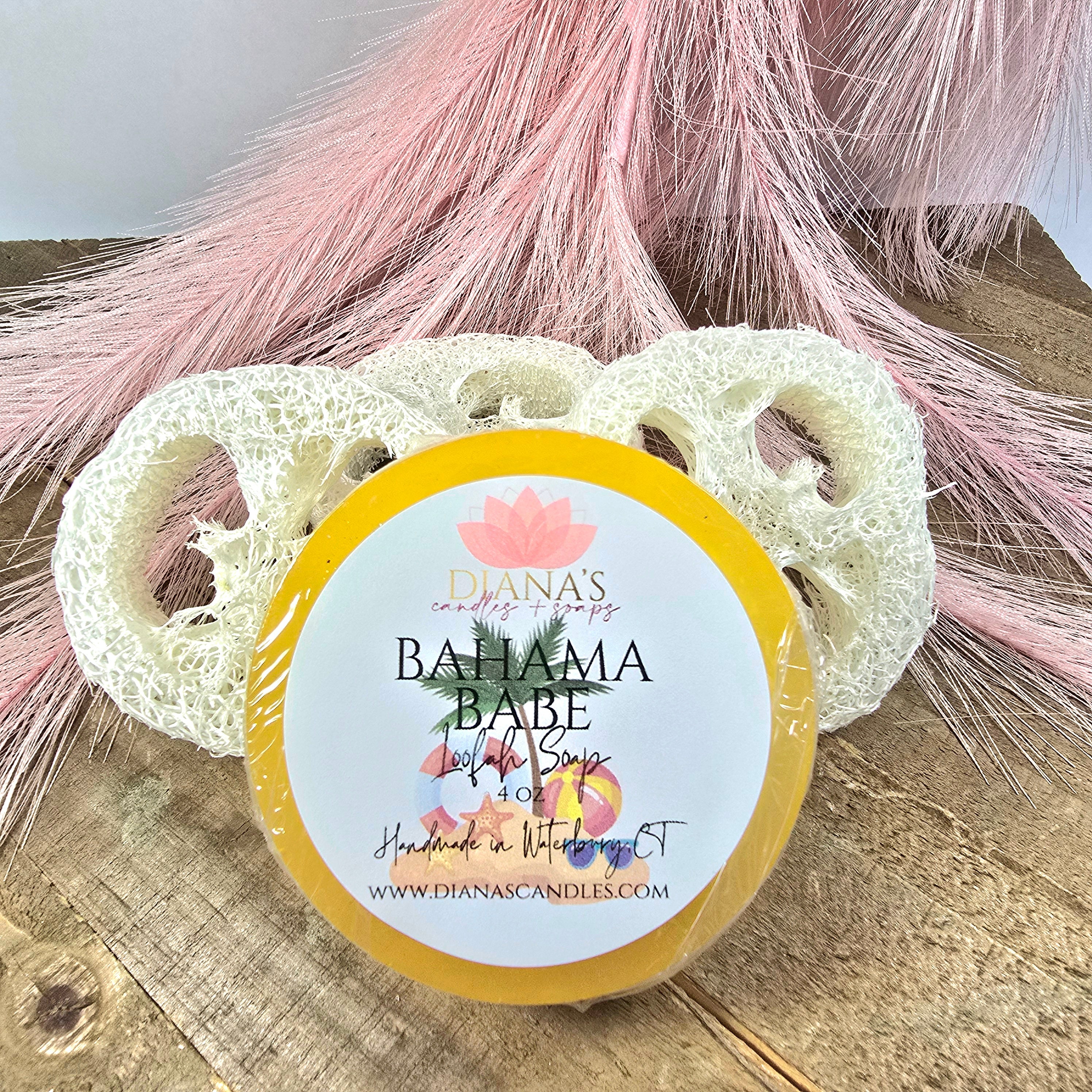 Bahama Babe Loofah Soap Diana's Candles and Soaps